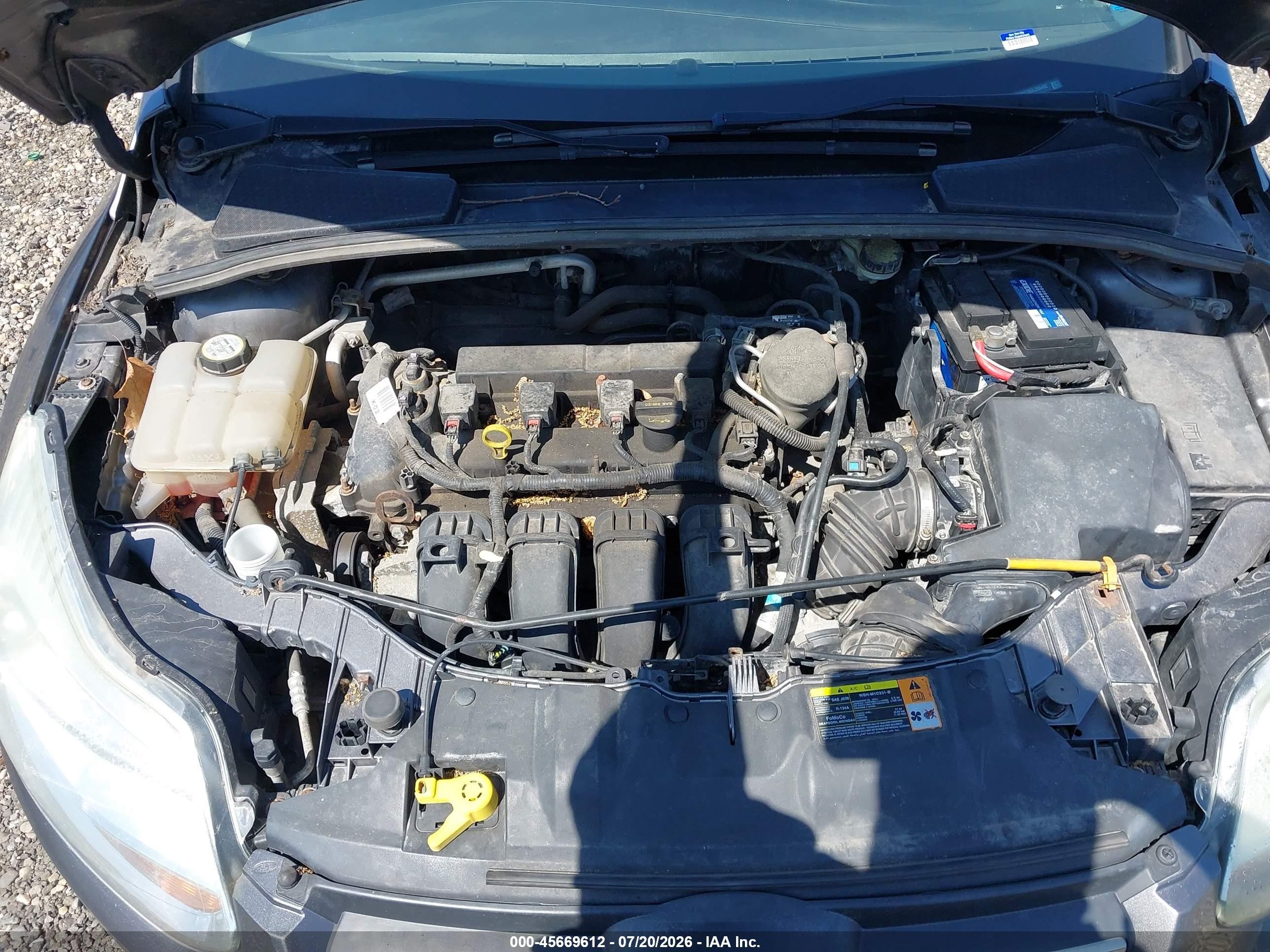 2013 Ford Focus S Gray vin: 1FADP3E28DL206492