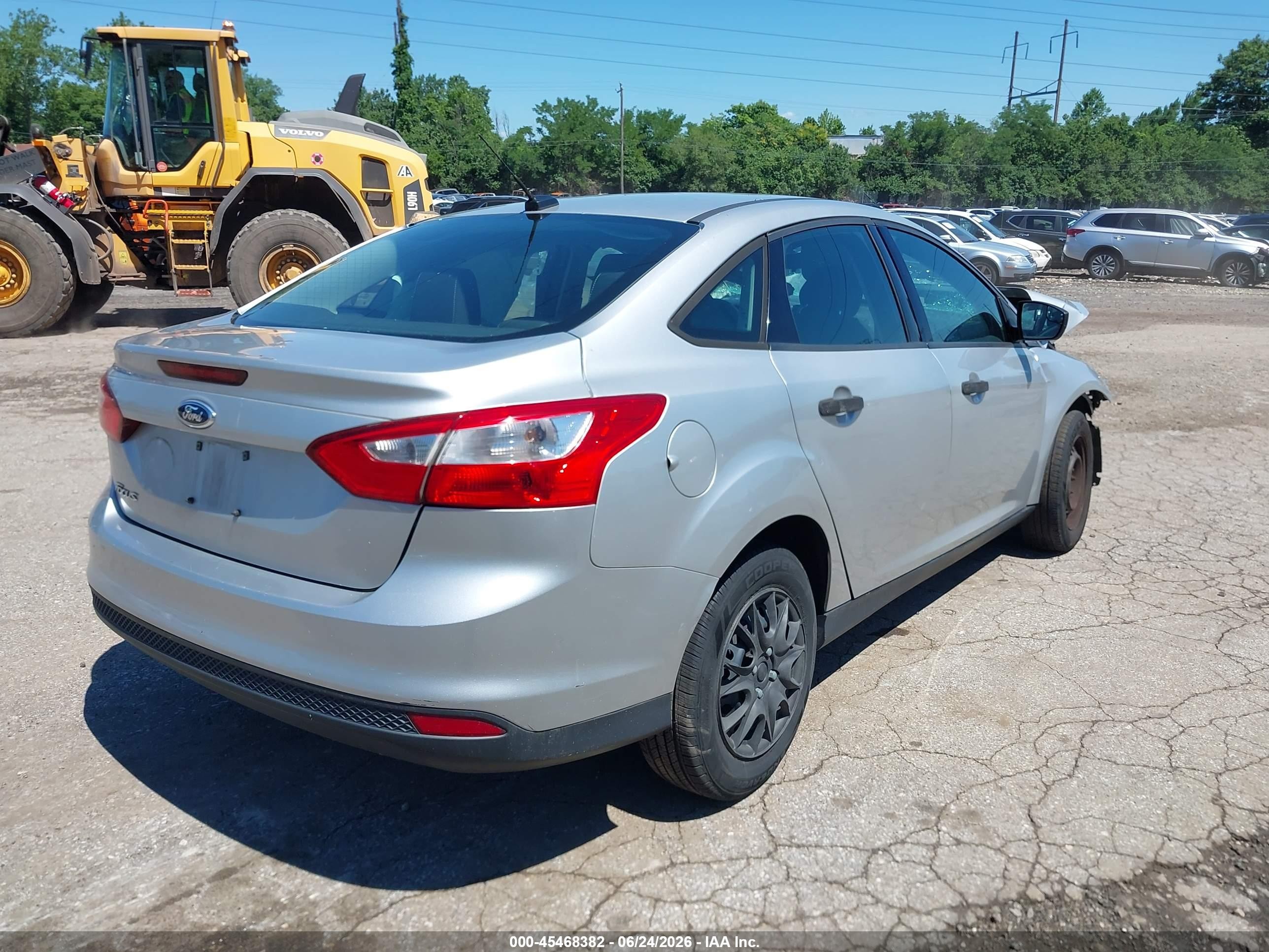 2013 Ford Focus S Silver vin: 1FADP3E28DL299823