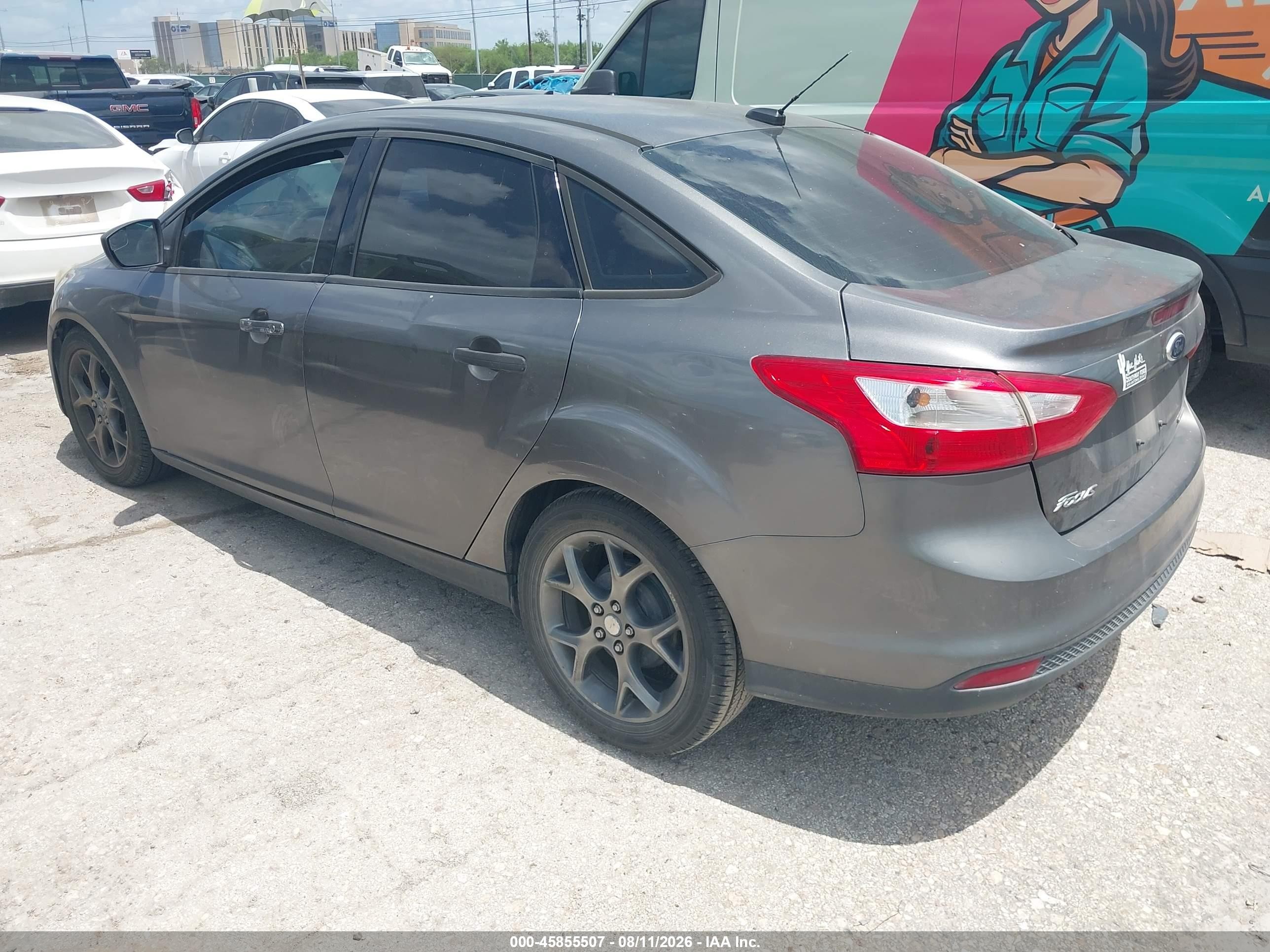 2013 Ford Focus S Gray vin: 1FADP3E28DL372575