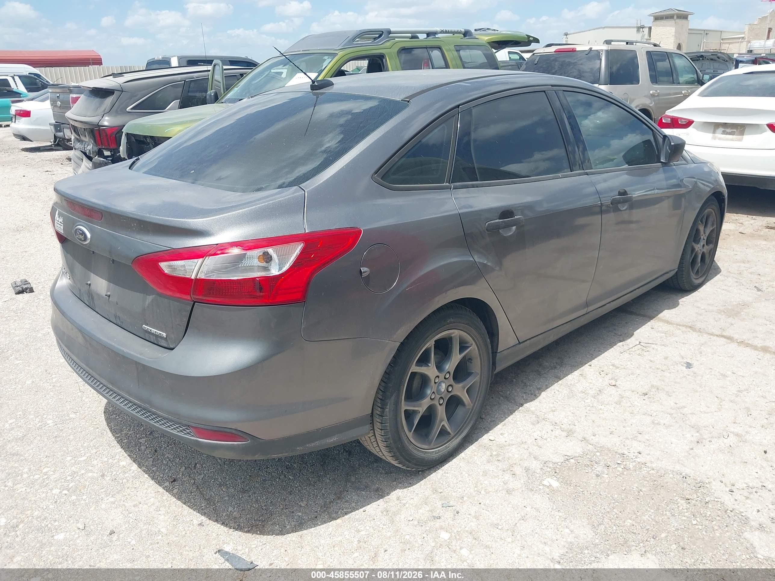 2013 Ford Focus S Gray vin: 1FADP3E28DL372575
