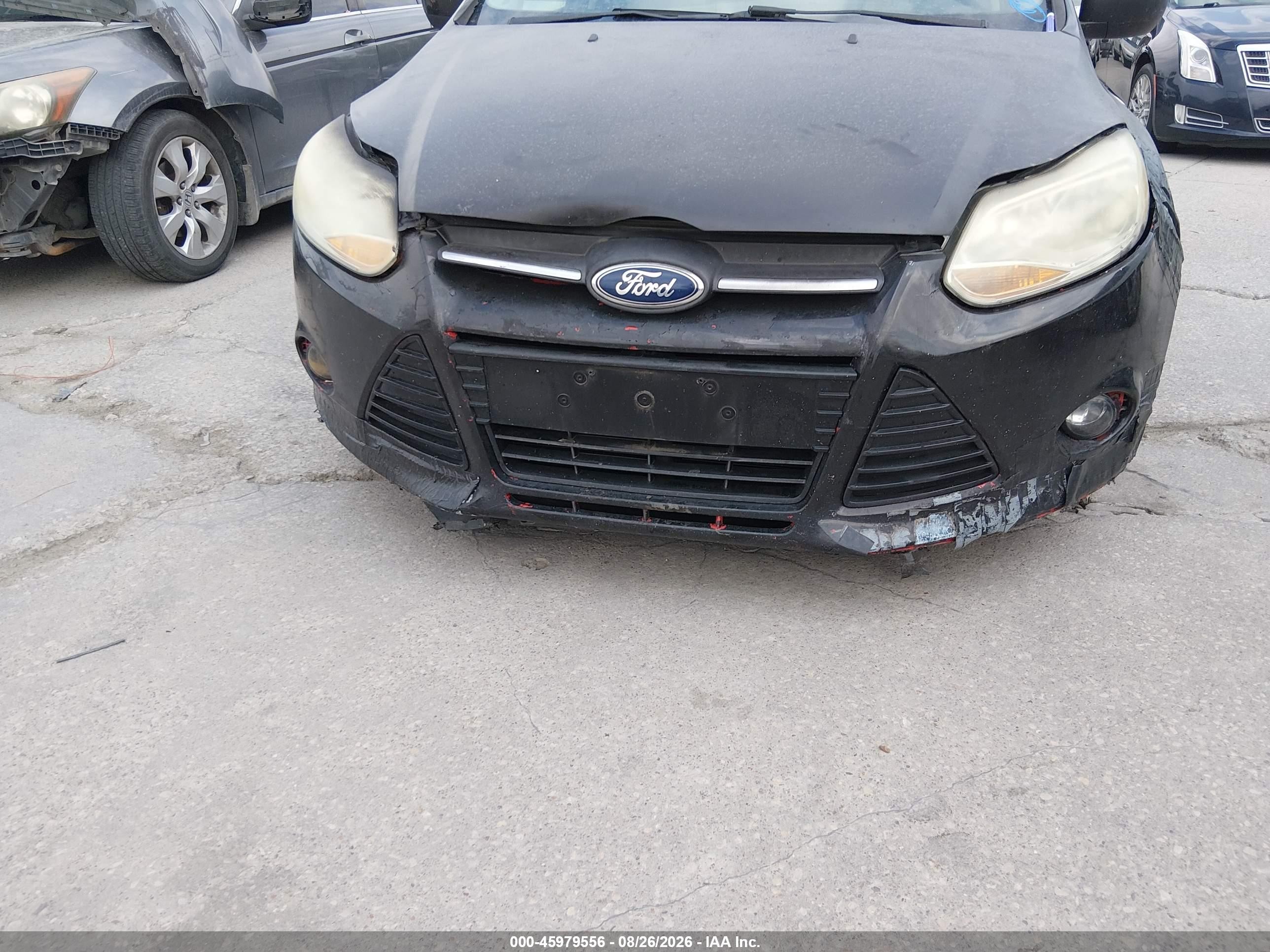2013 Ford Focus S Black vin: 1FADP3E28DL372978