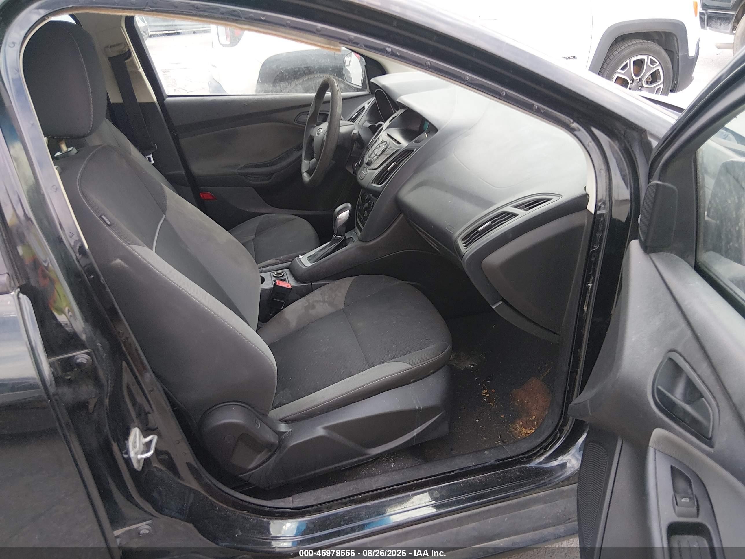 2013 Ford Focus S Black vin: 1FADP3E28DL372978
