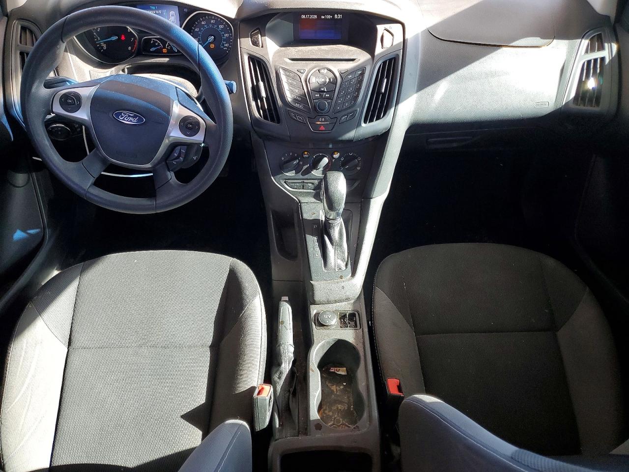 2013 Ford Focus S White vin: 1FADP3E28DL382359