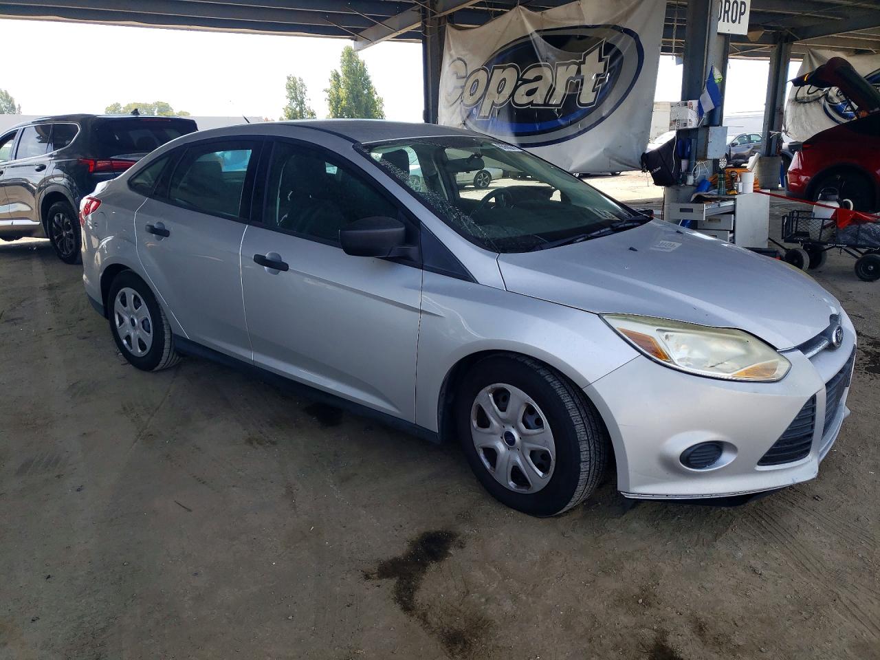 2014 Ford Focus S Silver vin: 1FADP3E28EL150779