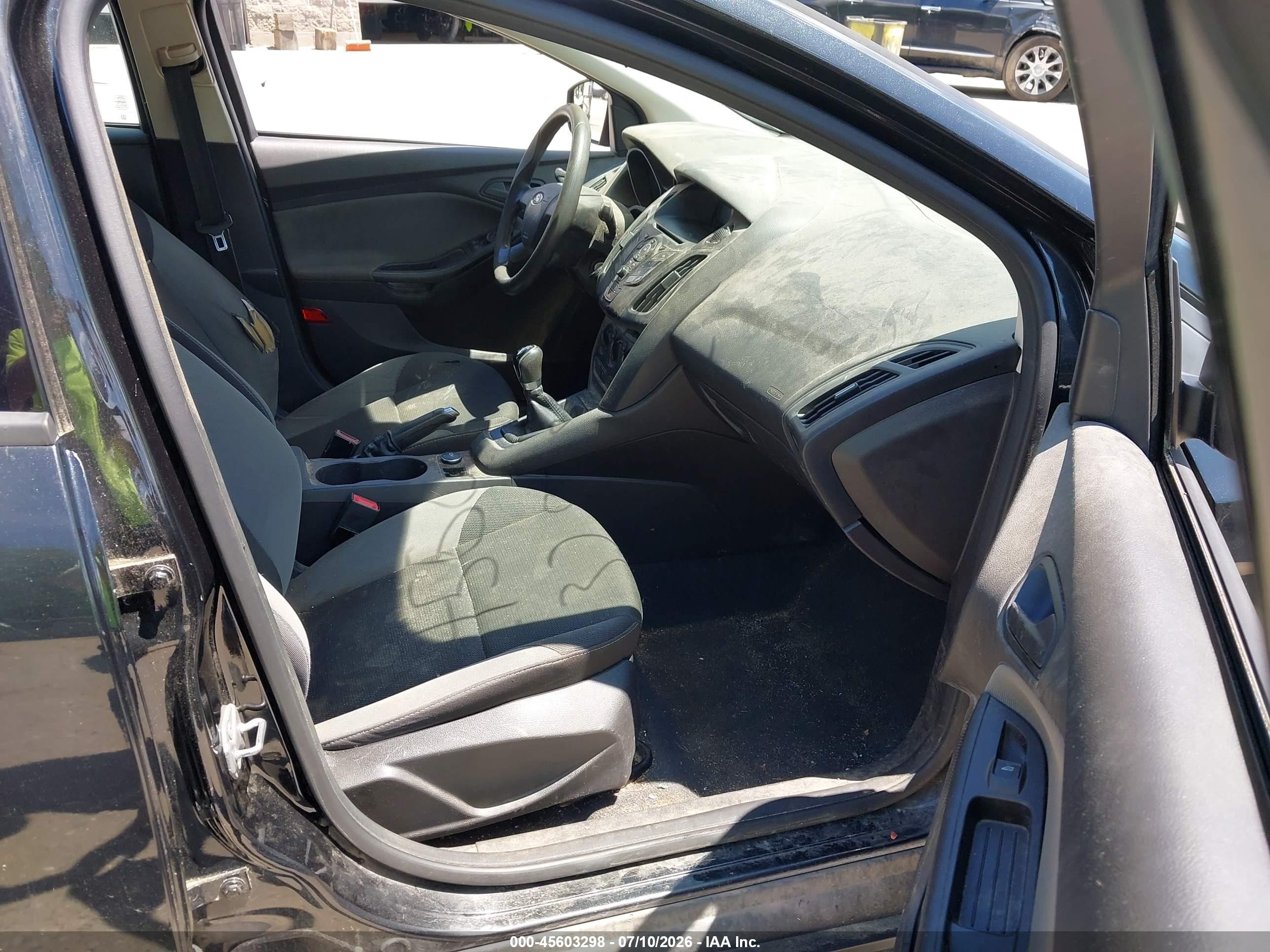 2014 Ford Focus S Черный vin: 1FADP3E28EL201617
