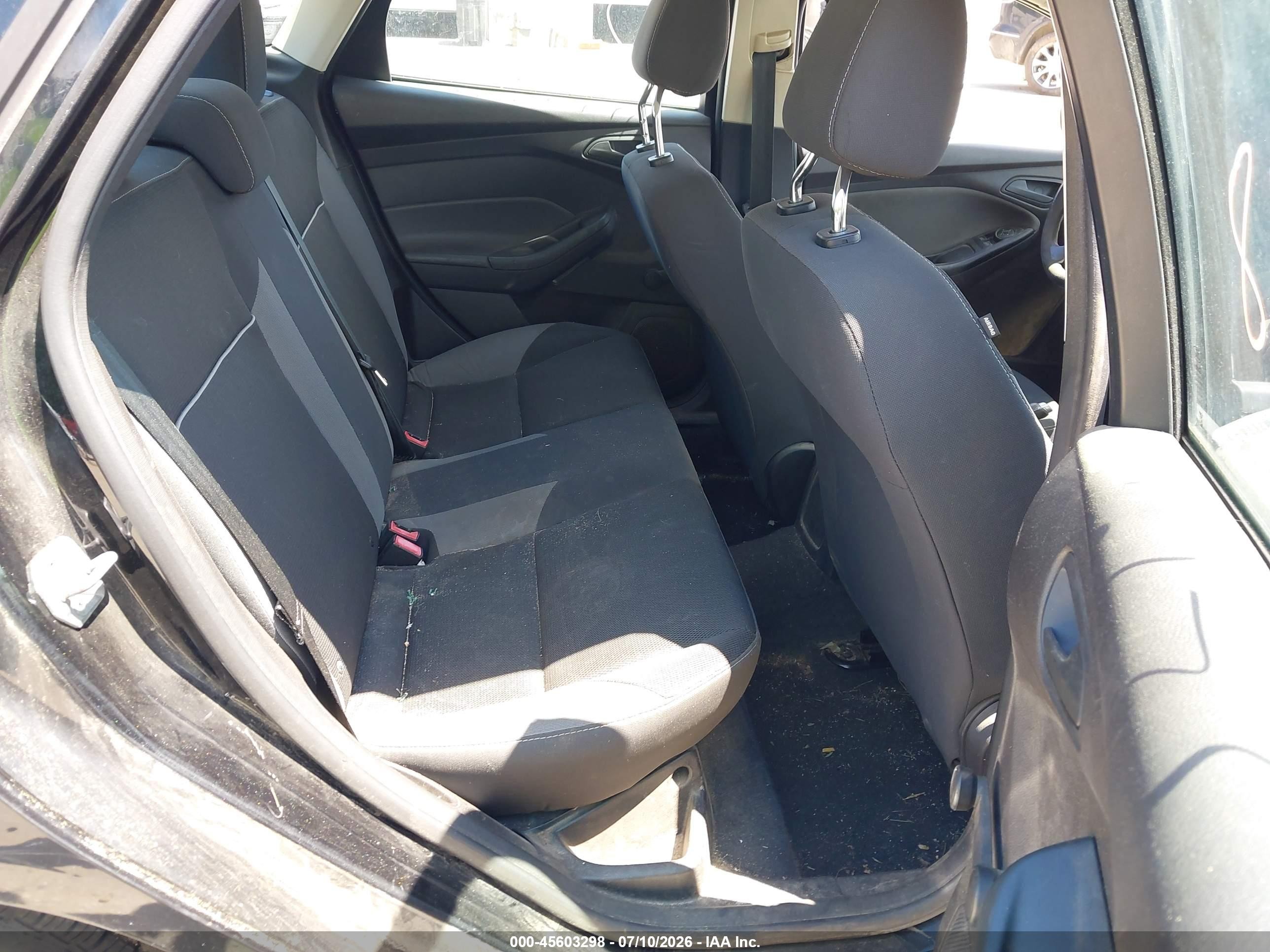 2014 Ford Focus S Черный vin: 1FADP3E28EL201617