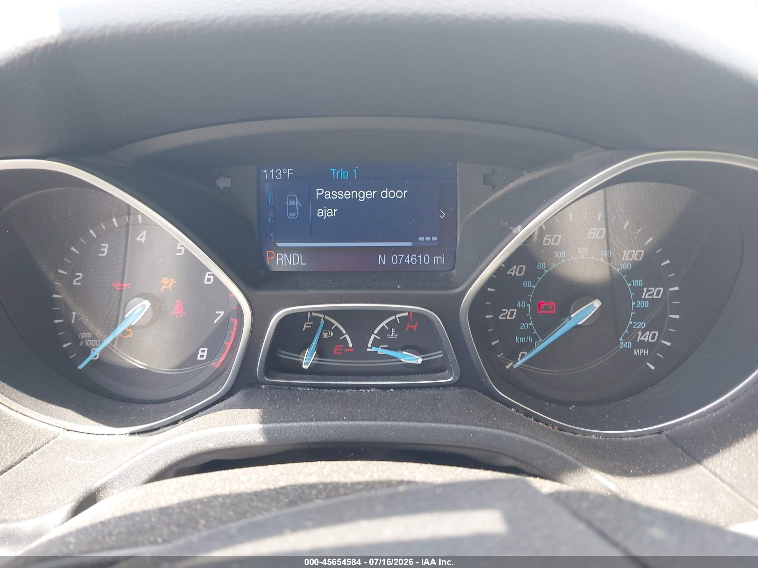 2014 Ford Focus S White vin: 1FADP3E28EL208969