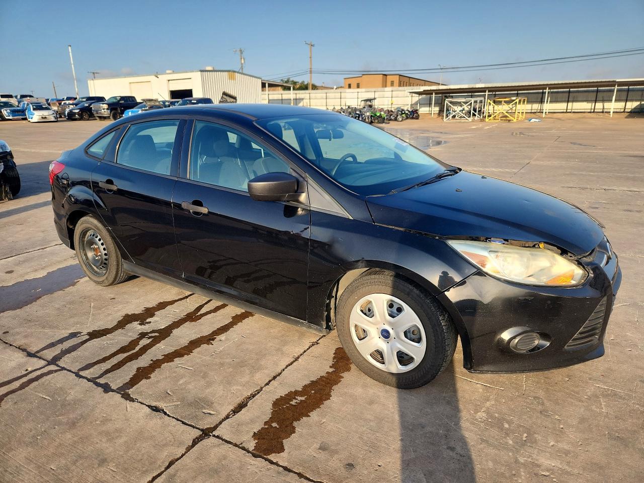 2014 Ford Focus S Black vin: 1FADP3E28EL348634