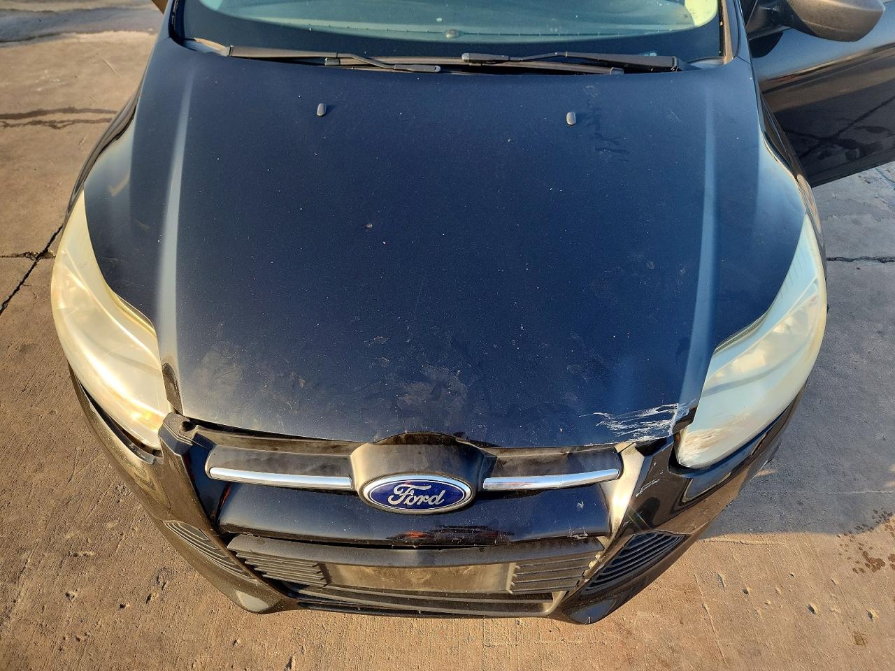 2014 Ford Focus S Black vin: 1FADP3E28EL348634