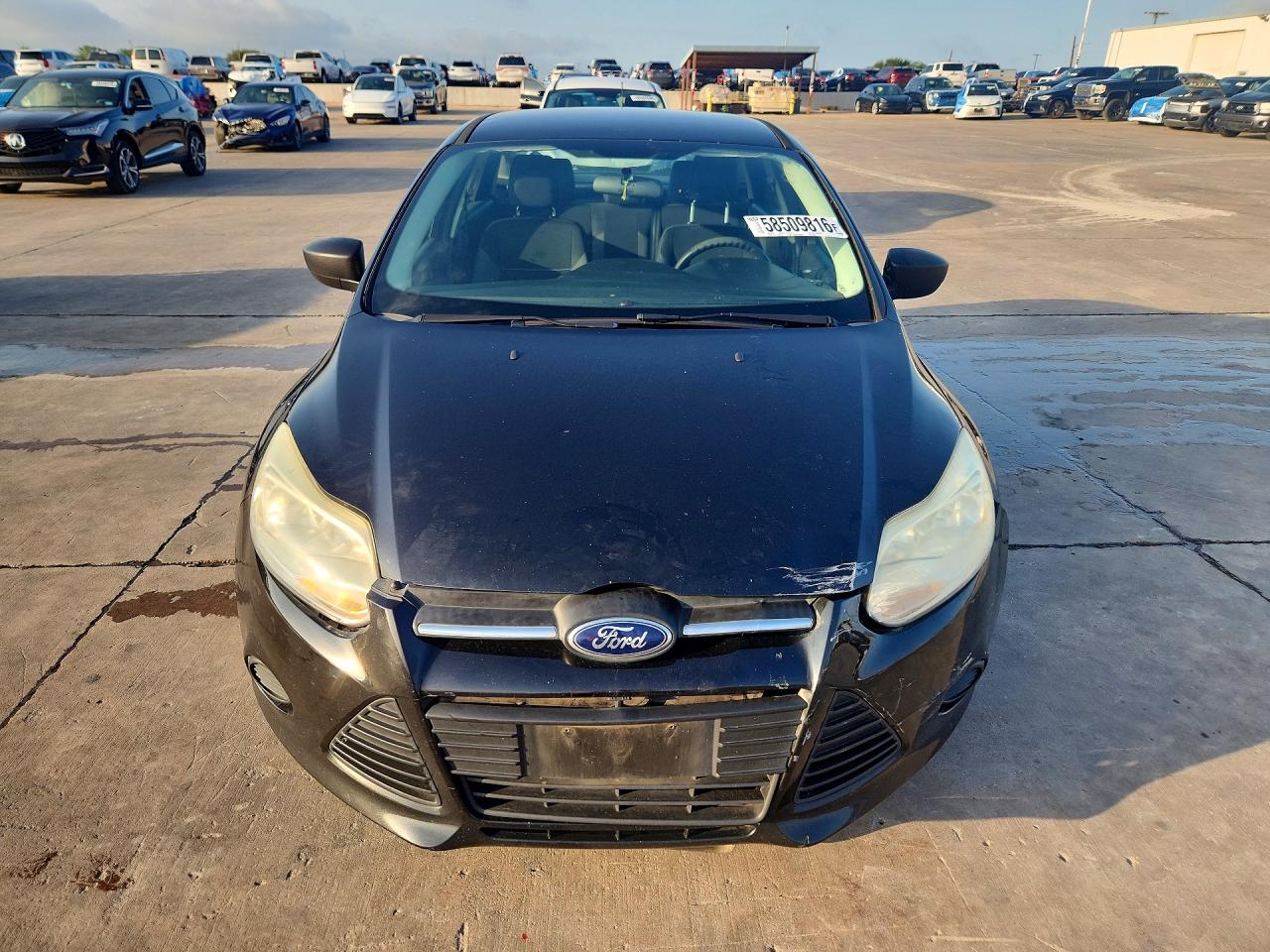 2014 Ford Focus S Black vin: 1FADP3E28EL348634
