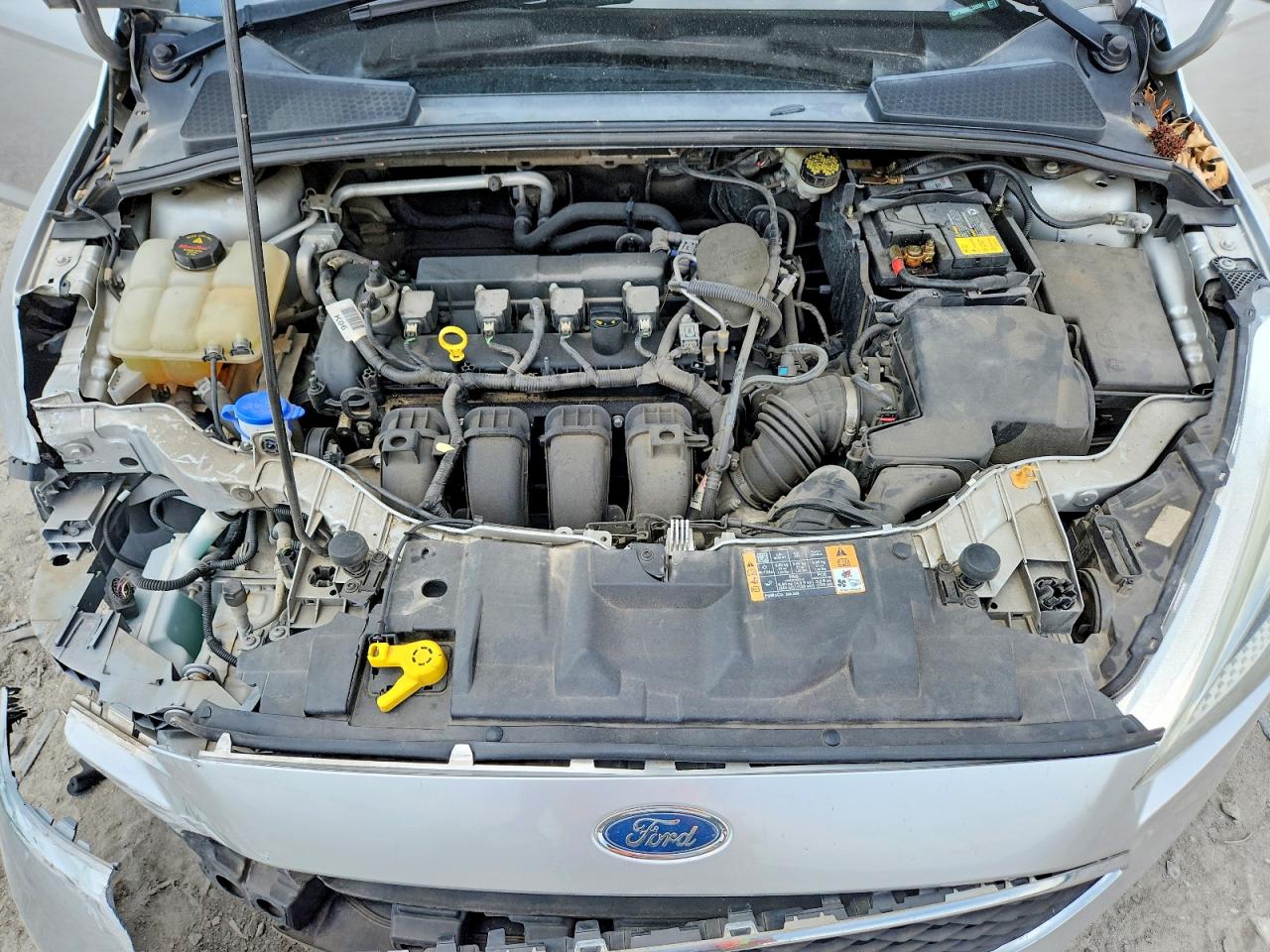 2015 Ford Focus S Silver vin: 1FADP3E28FL339594