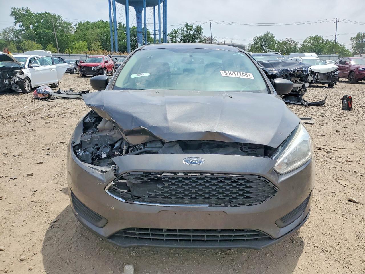 2015 Ford Focus S Gray vin: 1FADP3E28FL387239