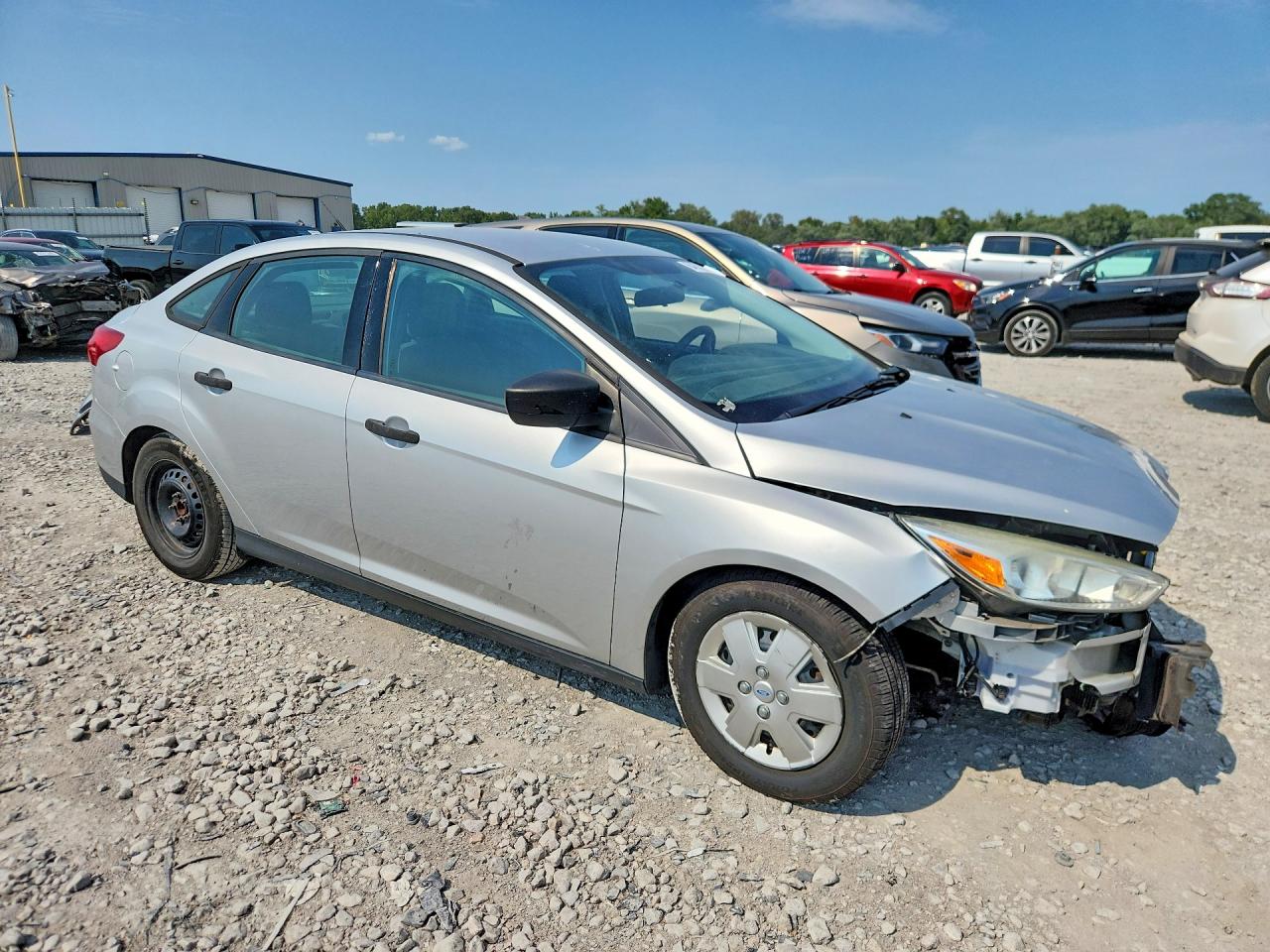 2015 Ford Focus S Silver vin: 1FADP3E29FL299932