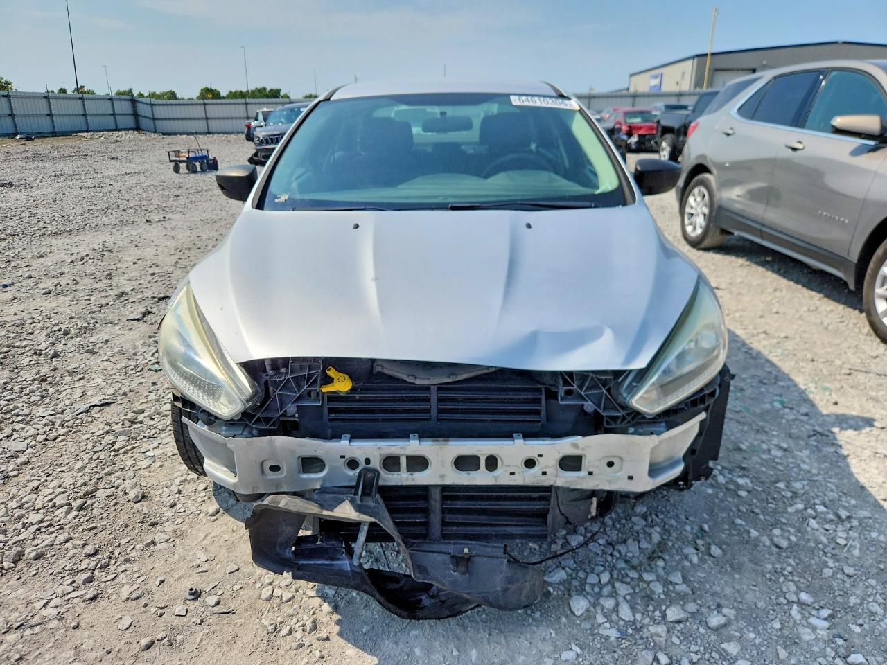 2015 Ford Focus S Silver vin: 1FADP3E29FL299932