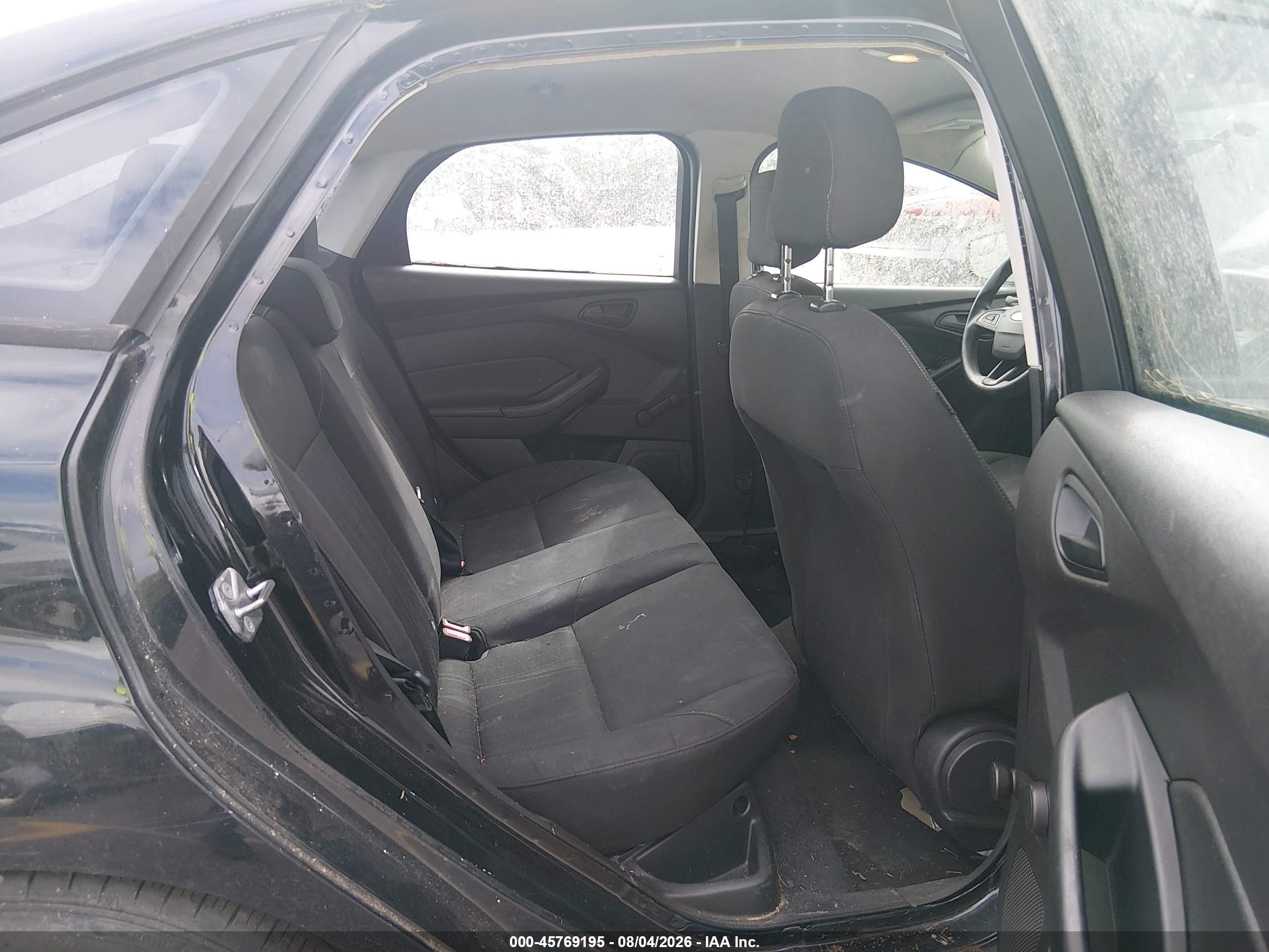 2015 Ford Focus S Black vin: 1FADP3E29FL339250