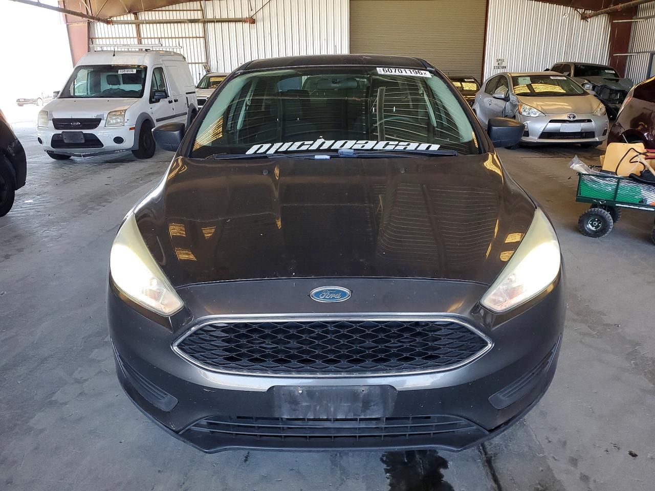 2015 Ford Focus S Gray vin: 1FADP3E29FL342083