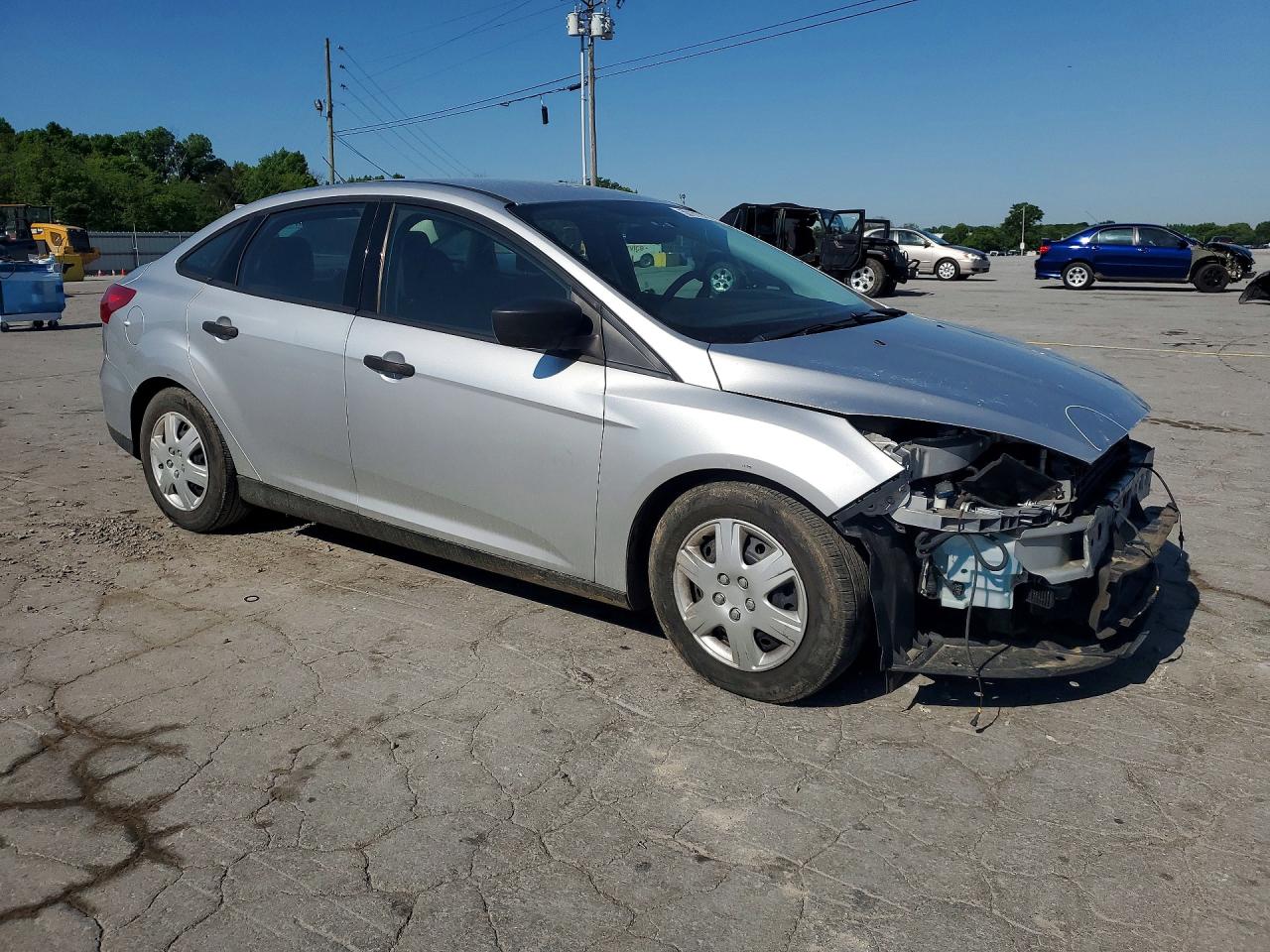 2016 Ford Focus S Silver vin: 1FADP3E29GL366207