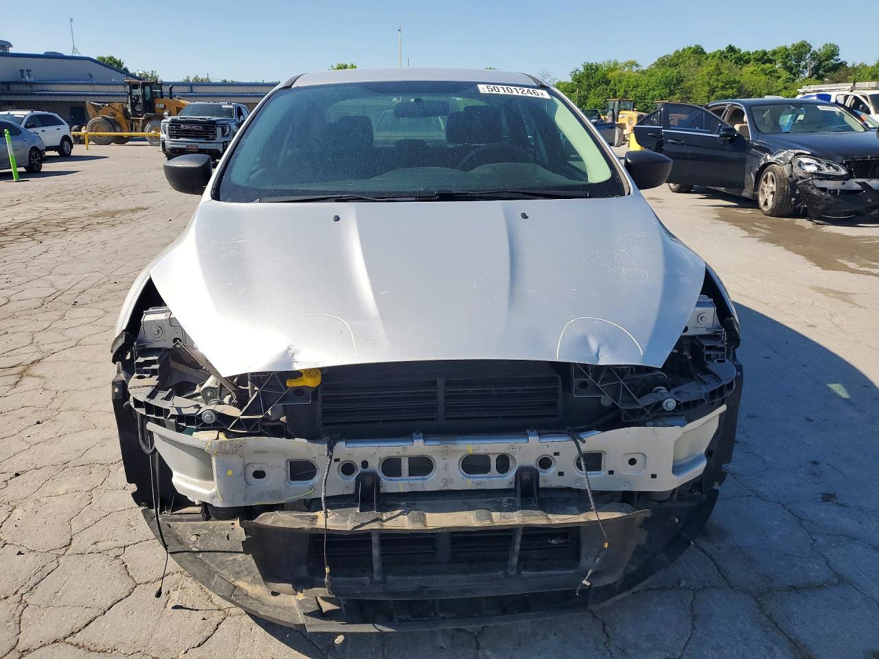 2016 Ford Focus S Silver vin: 1FADP3E29GL366207