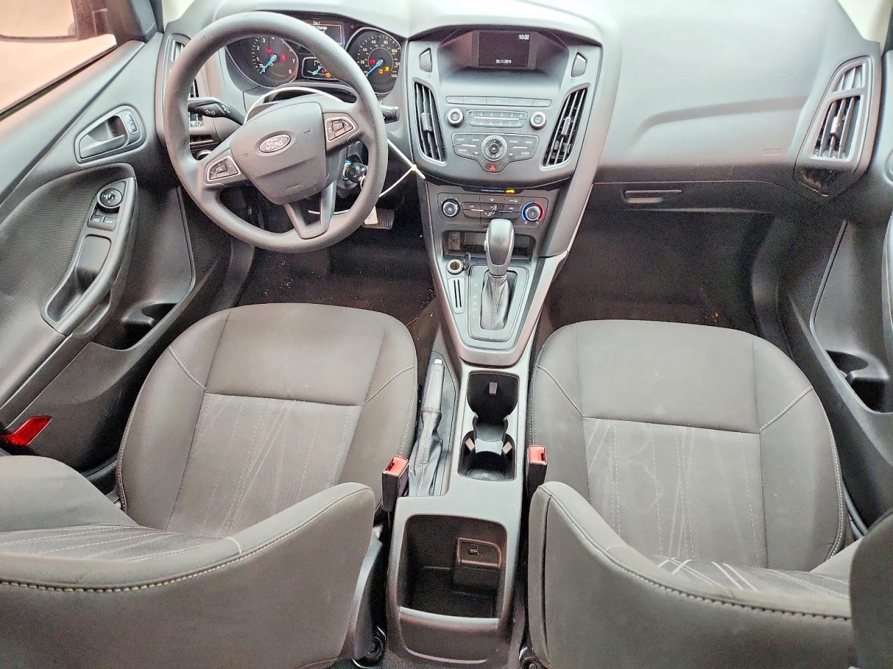 2018 Ford Focus S Gray vin: 1FADP3E29JL244115