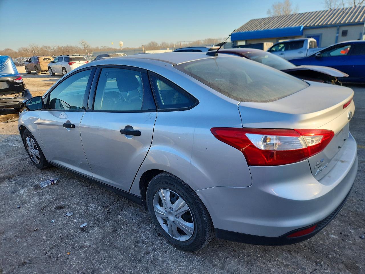 2013 Ford Focus S Silver vin: 1FADP3E2XDL226629