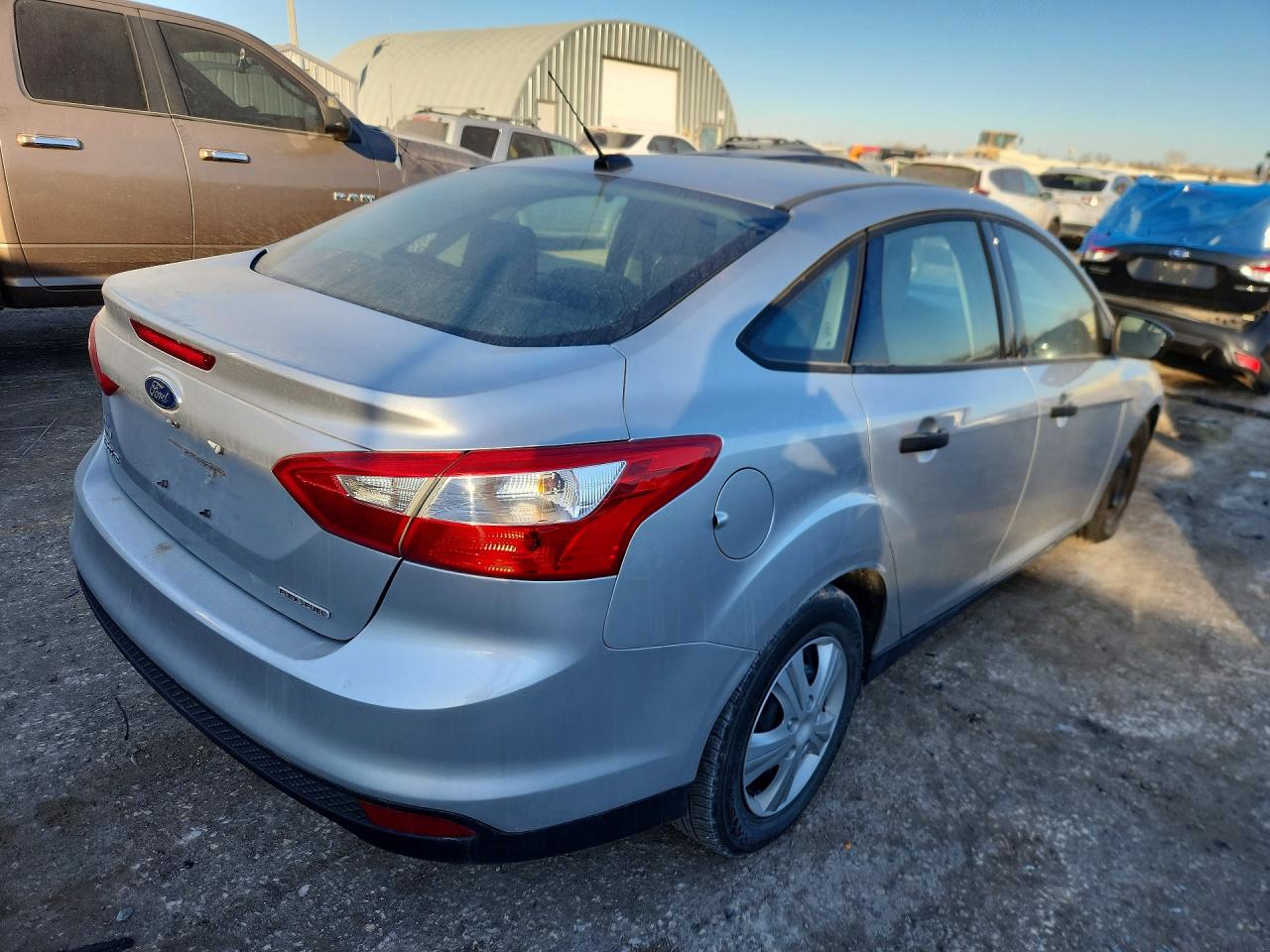 2013 Ford Focus S Silver vin: 1FADP3E2XDL226629