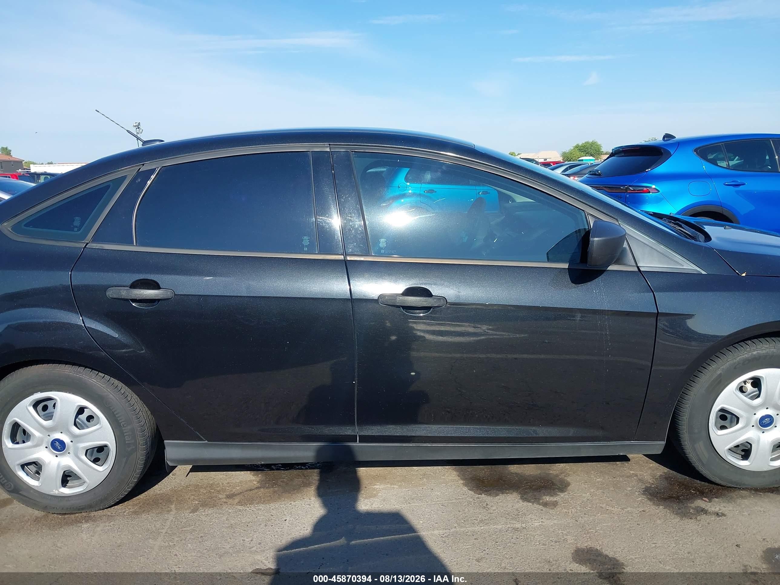 2013 Ford Focus S Black vin: 1FADP3E2XDL313771