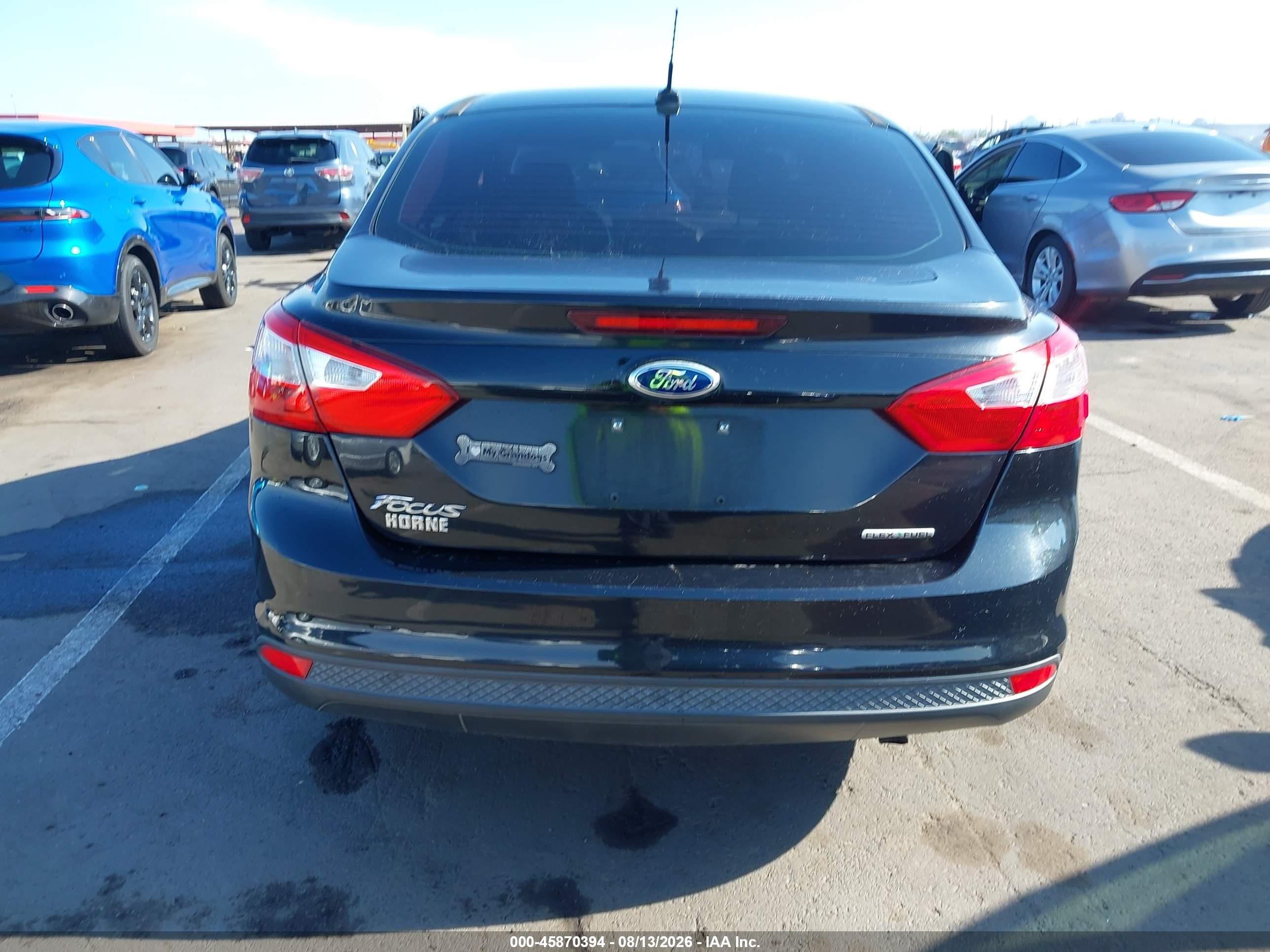 2013 Ford Focus S Black vin: 1FADP3E2XDL313771