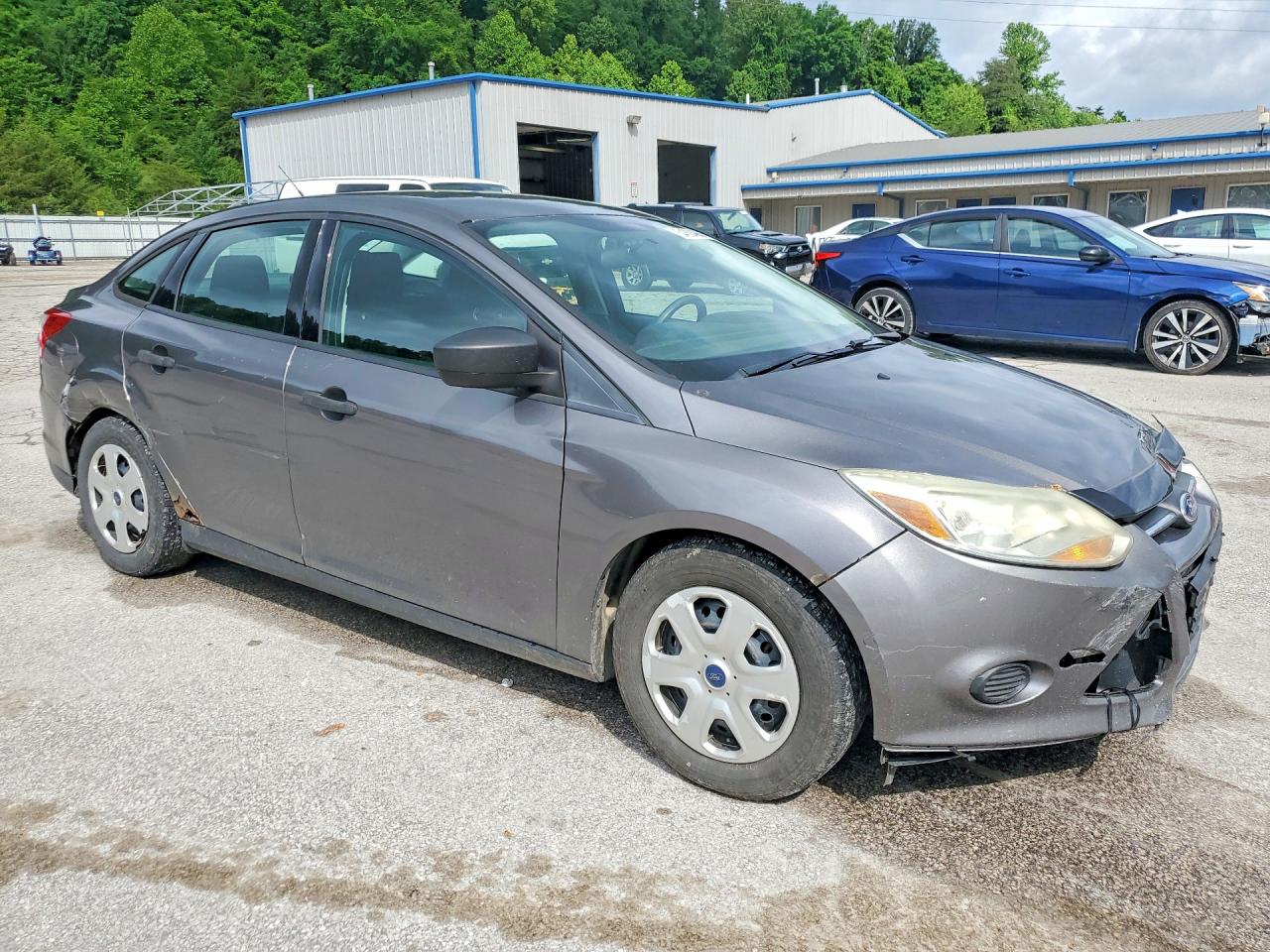 2014 Ford Focus S Gray vin: 1FADP3E2XEL396653