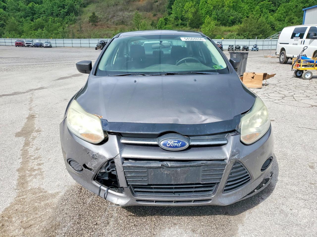 2014 Ford Focus S Gray vin: 1FADP3E2XEL396653