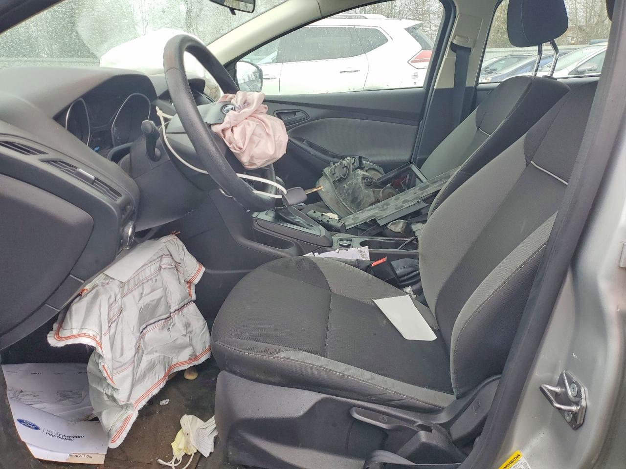 2014 Ford Focus S Silver vin: 1FADP3E2XEL413323