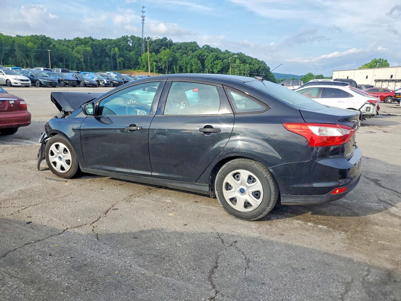 2014 Ford Focus Черный vin: 1FADP3E2XEL418585