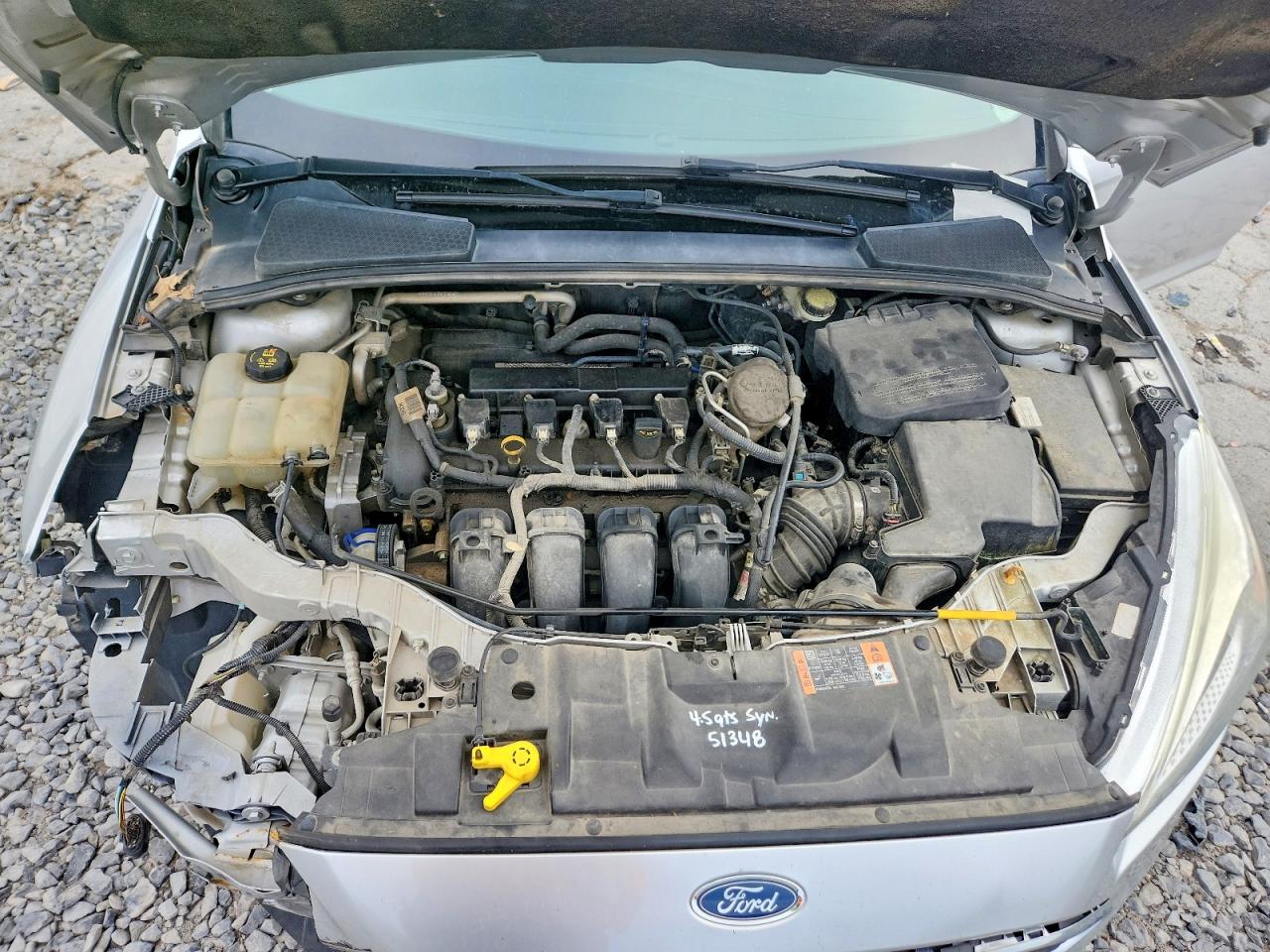 2015 Ford Focus S White vin: 1FADP3E2XFL298238