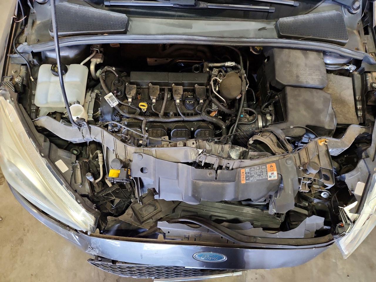 2015 Ford Focus S Gray vin: 1FADP3E2XFL340973