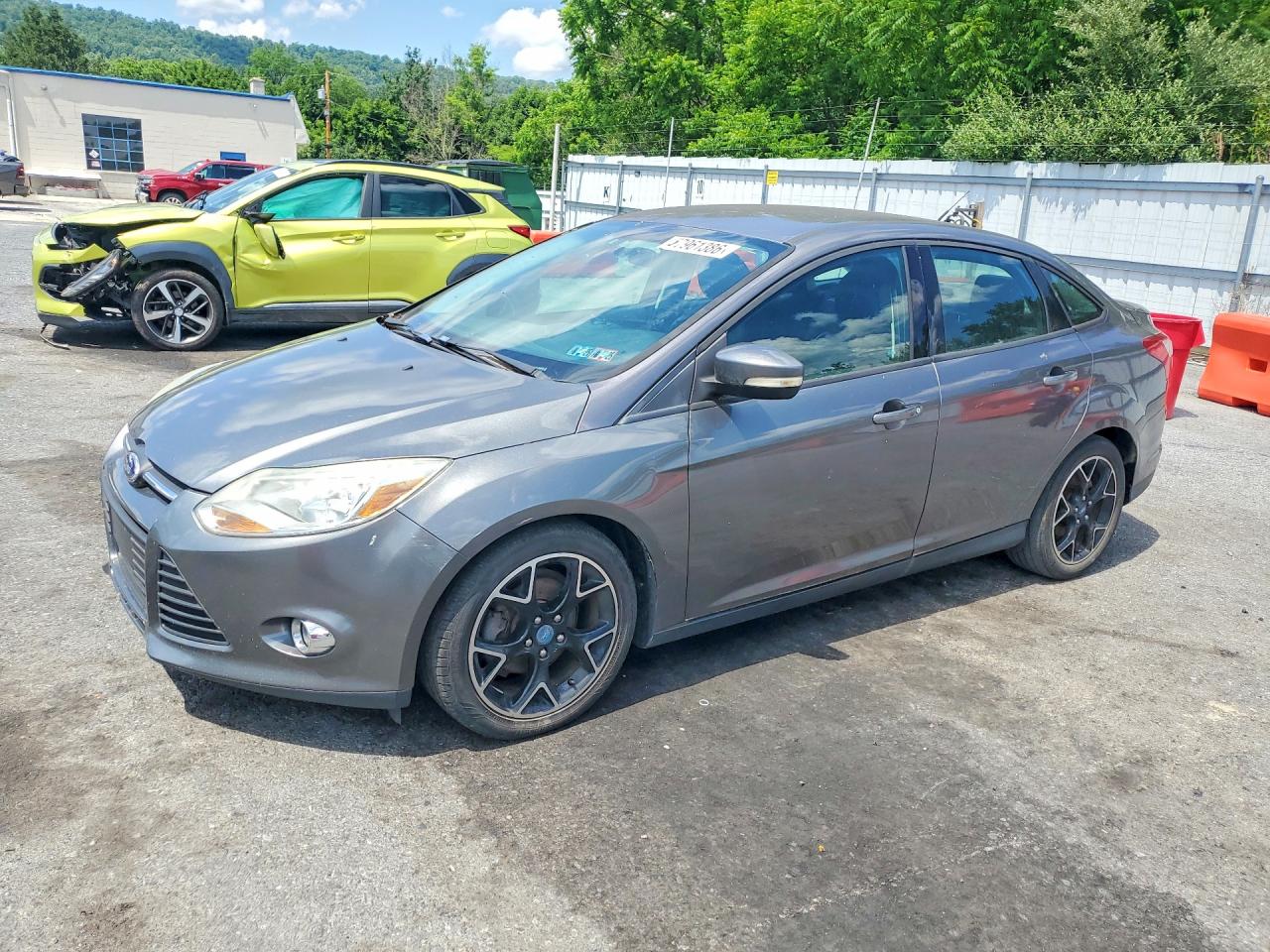 2013 Ford Focus Se Gray vin: 1FADP3F20DL103825