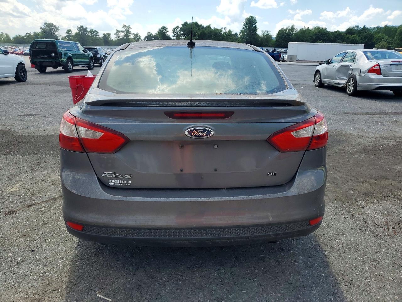 2013 Ford Focus Se Gray vin: 1FADP3F20DL103825