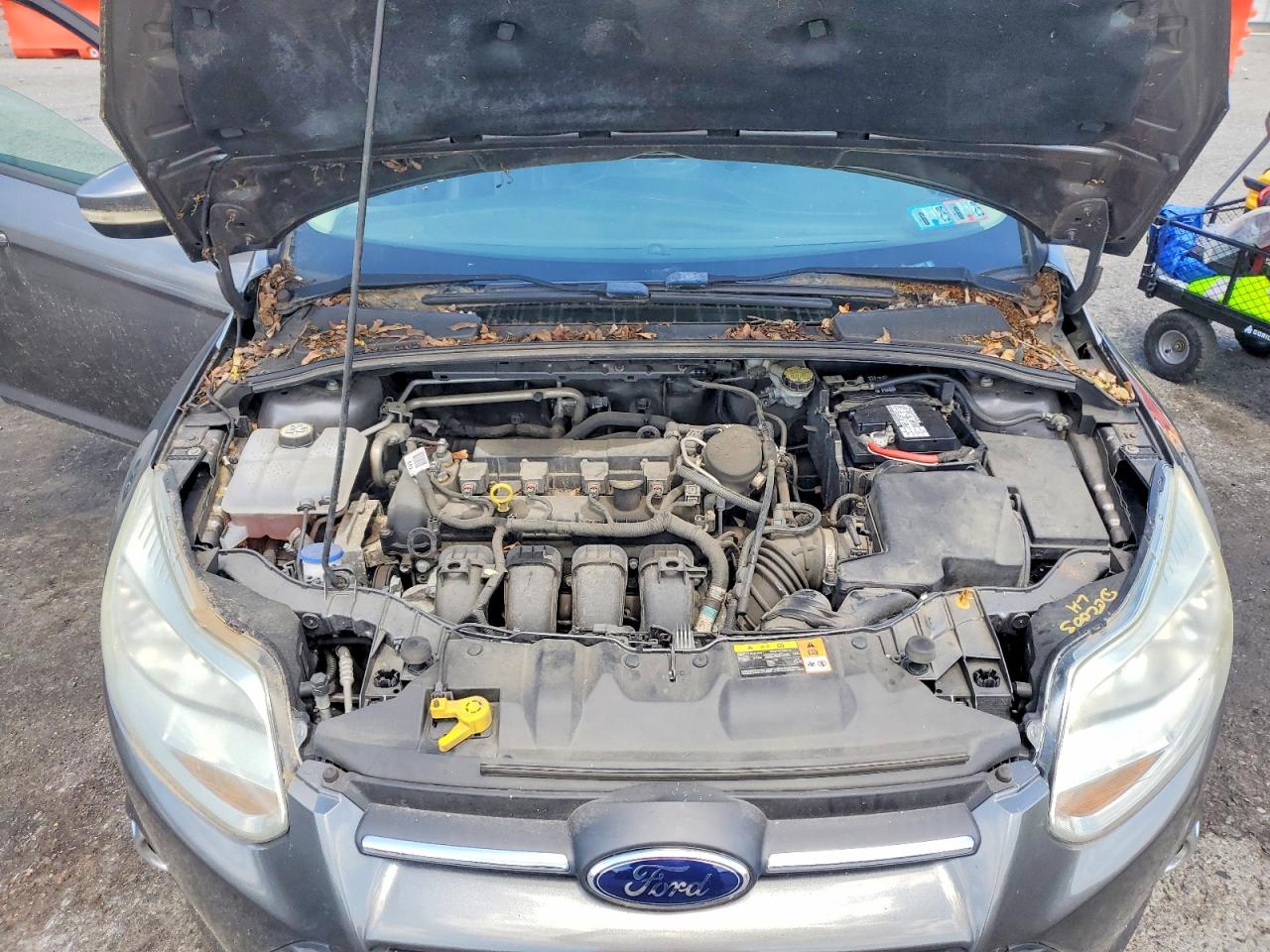 2013 Ford Focus Se Gray vin: 1FADP3F20DL103825