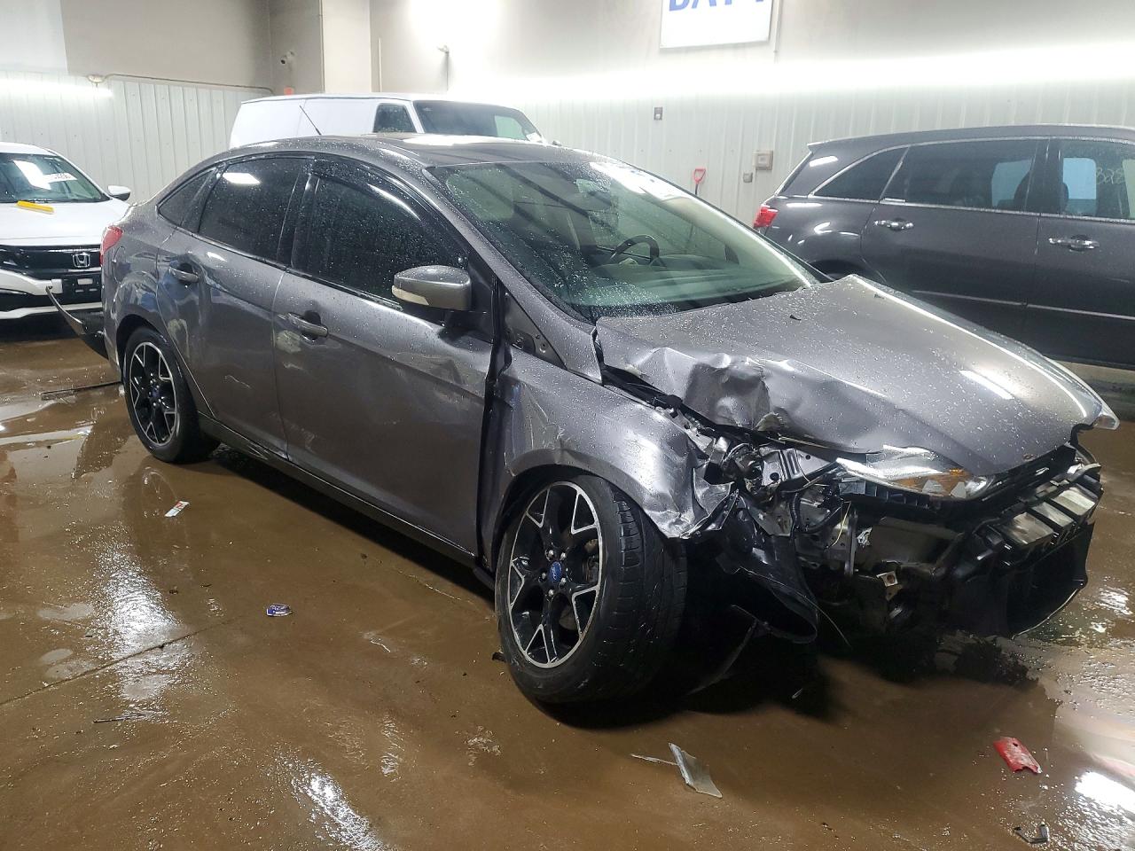 2013 Ford Focus Se Silver vin: 1FADP3F20DL114579