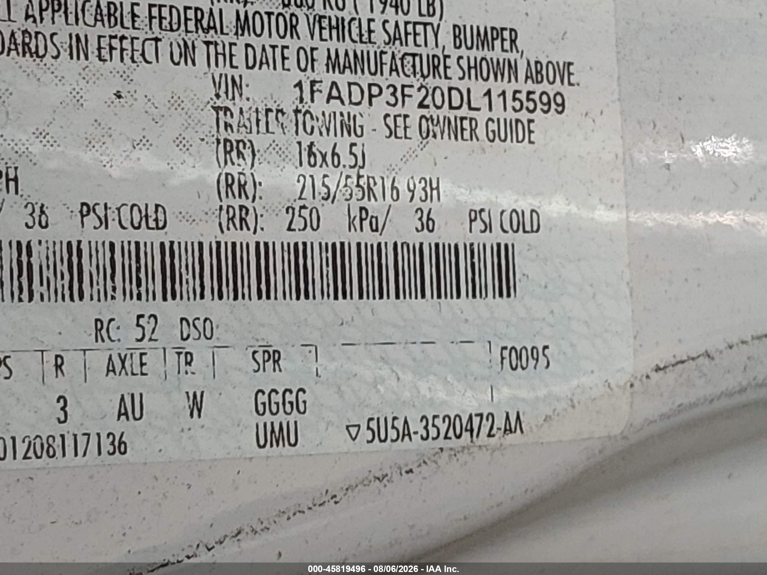 2013 Ford Focus Se White vin: 1FADP3F20DL115599