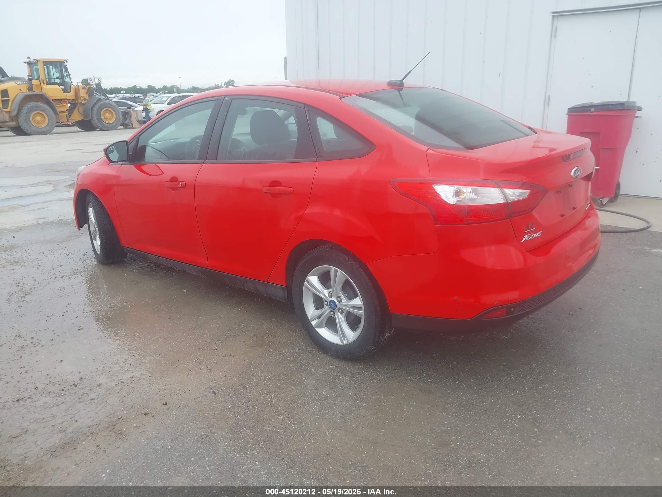 2013 Ford Focus Se Красный vin: 1FADP3F20DL119037
