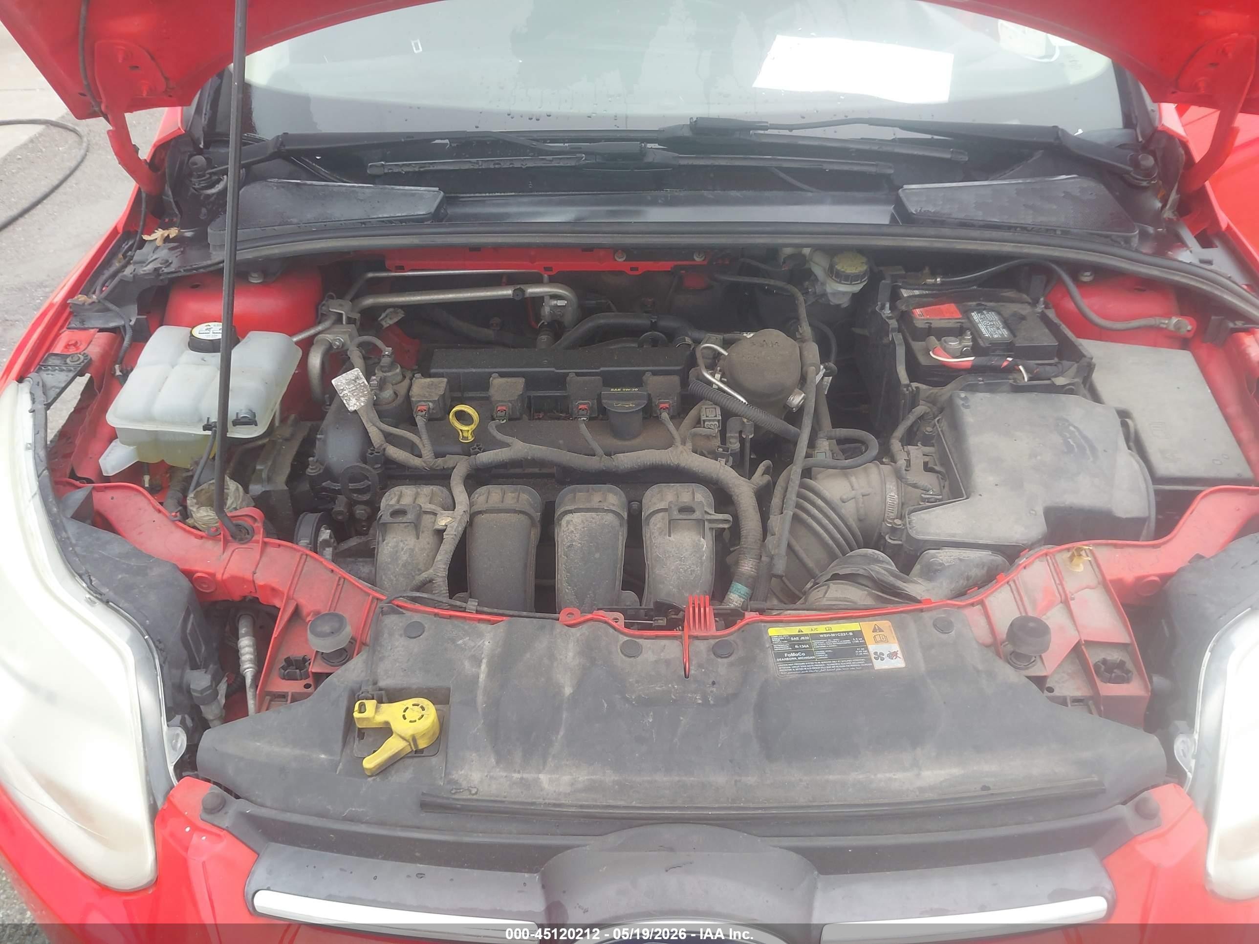 2013 Ford Focus Se Красный vin: 1FADP3F20DL119037