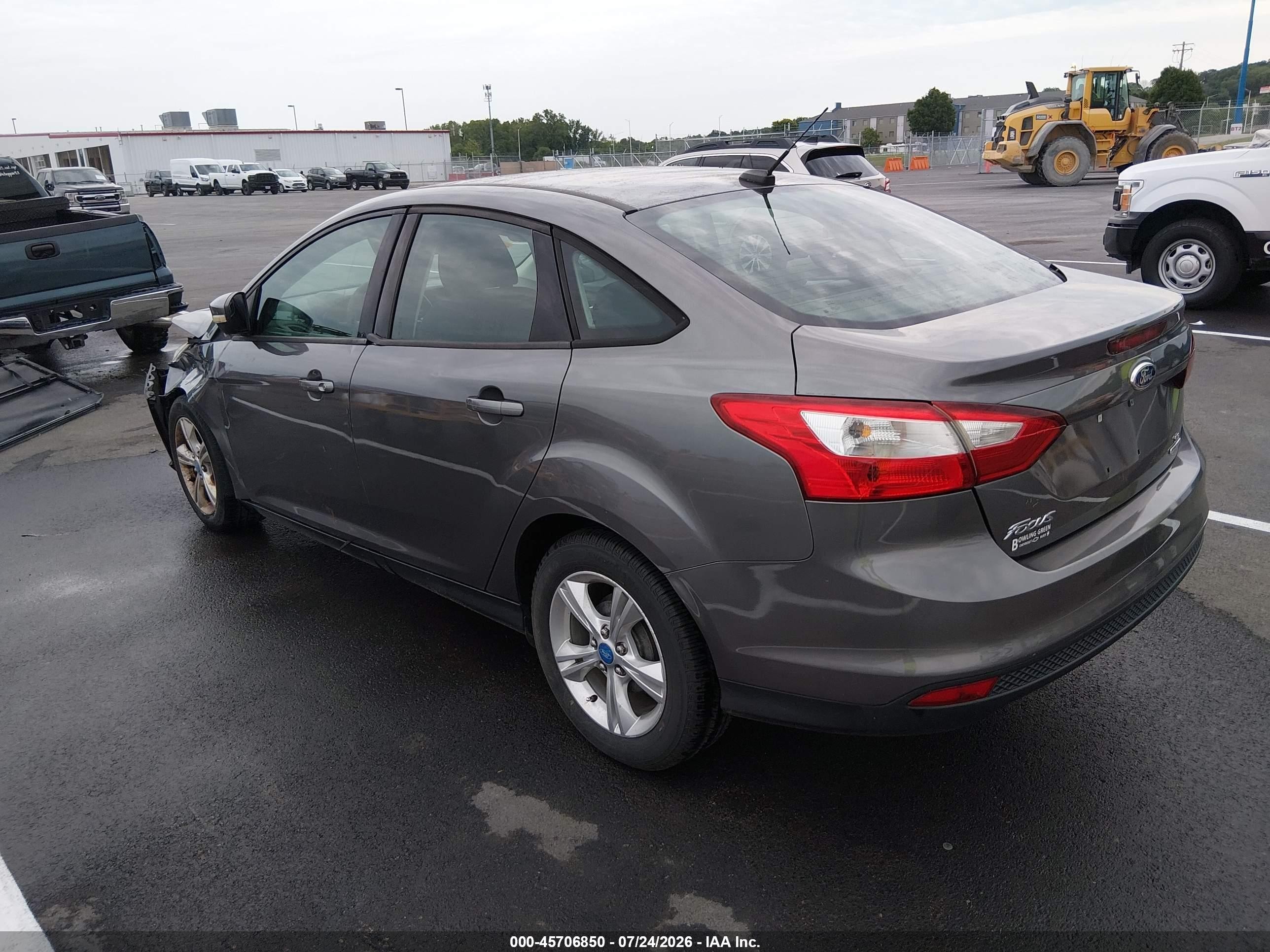 2013 Ford Focus Se Gray vin: 1FADP3F20DL131656