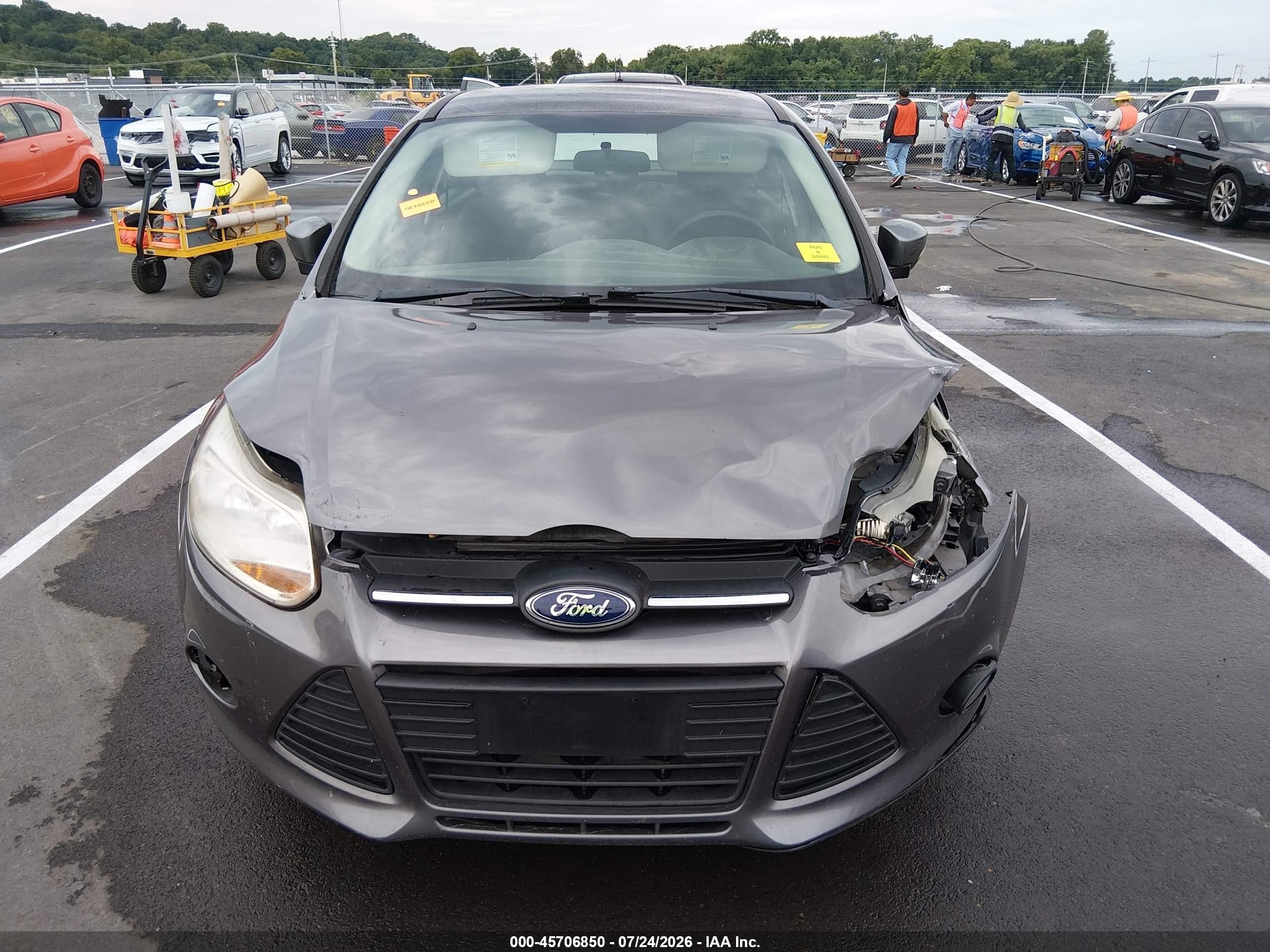 2013 Ford Focus Se Gray vin: 1FADP3F20DL131656