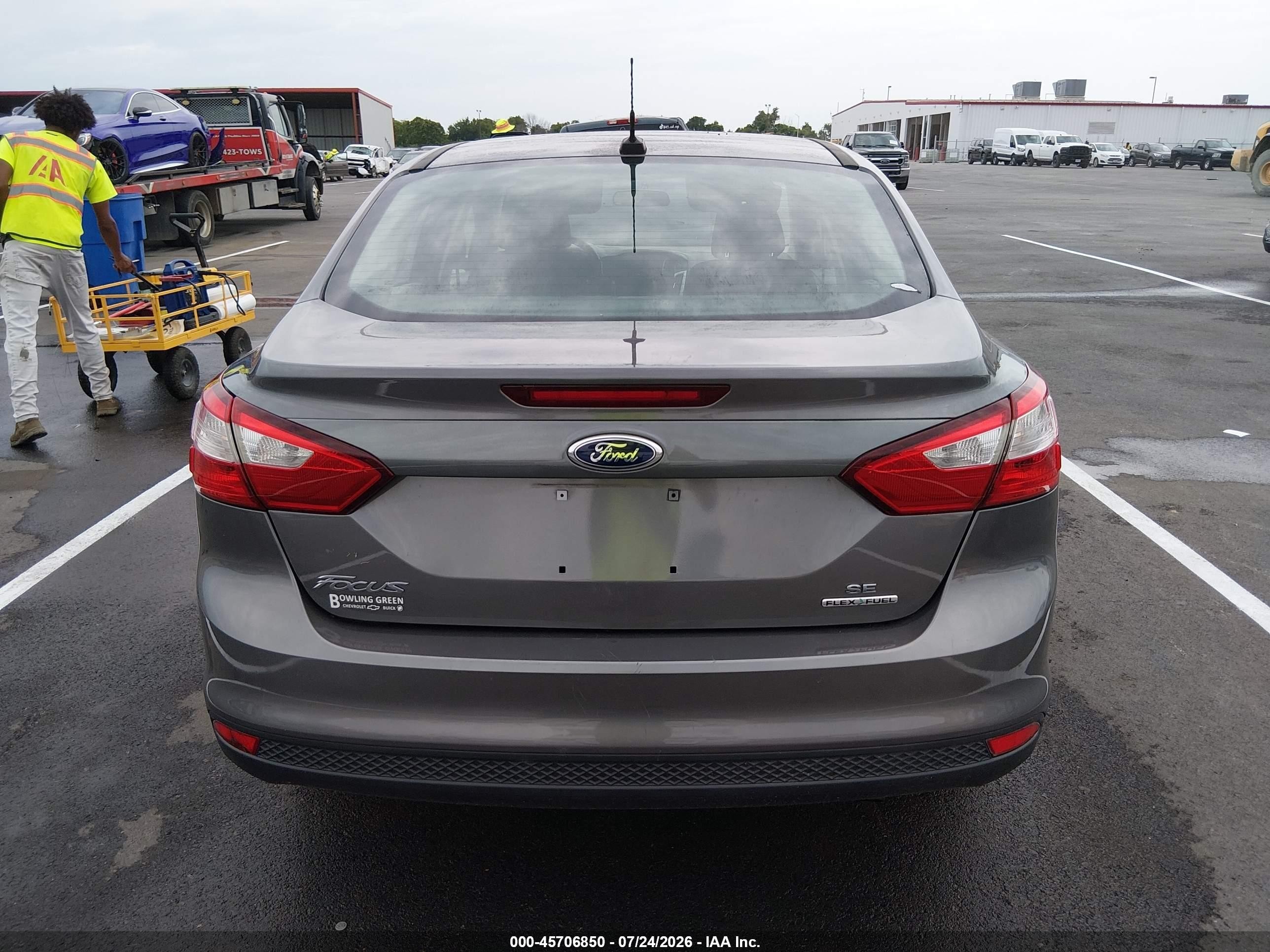 2013 Ford Focus Se Gray vin: 1FADP3F20DL131656
