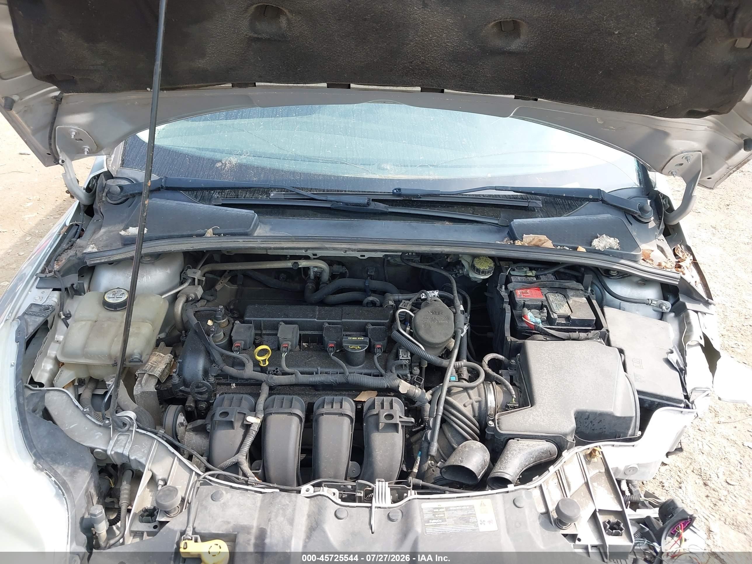 2013 Ford Focus Se Silver vin: 1FADP3F20DL167735