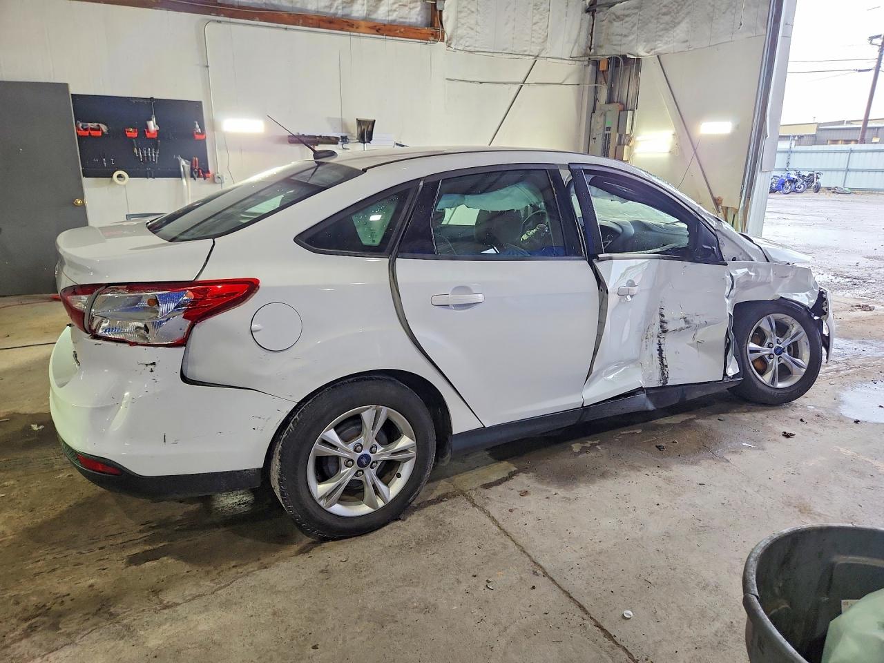 2013 Ford Focus Se White vin: 1FADP3F20DL168786