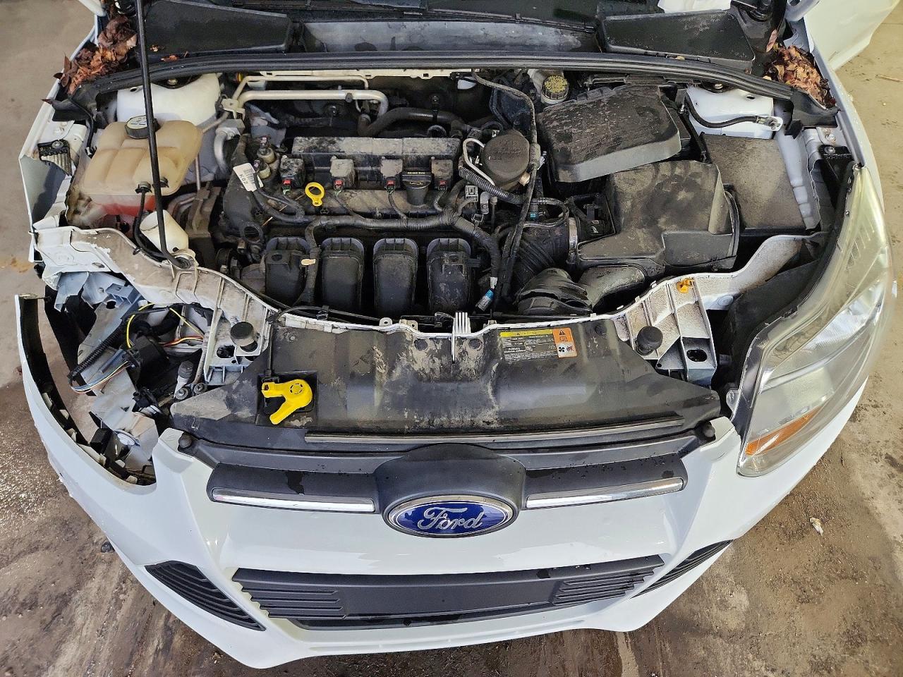 2013 Ford Focus Se White vin: 1FADP3F20DL168786