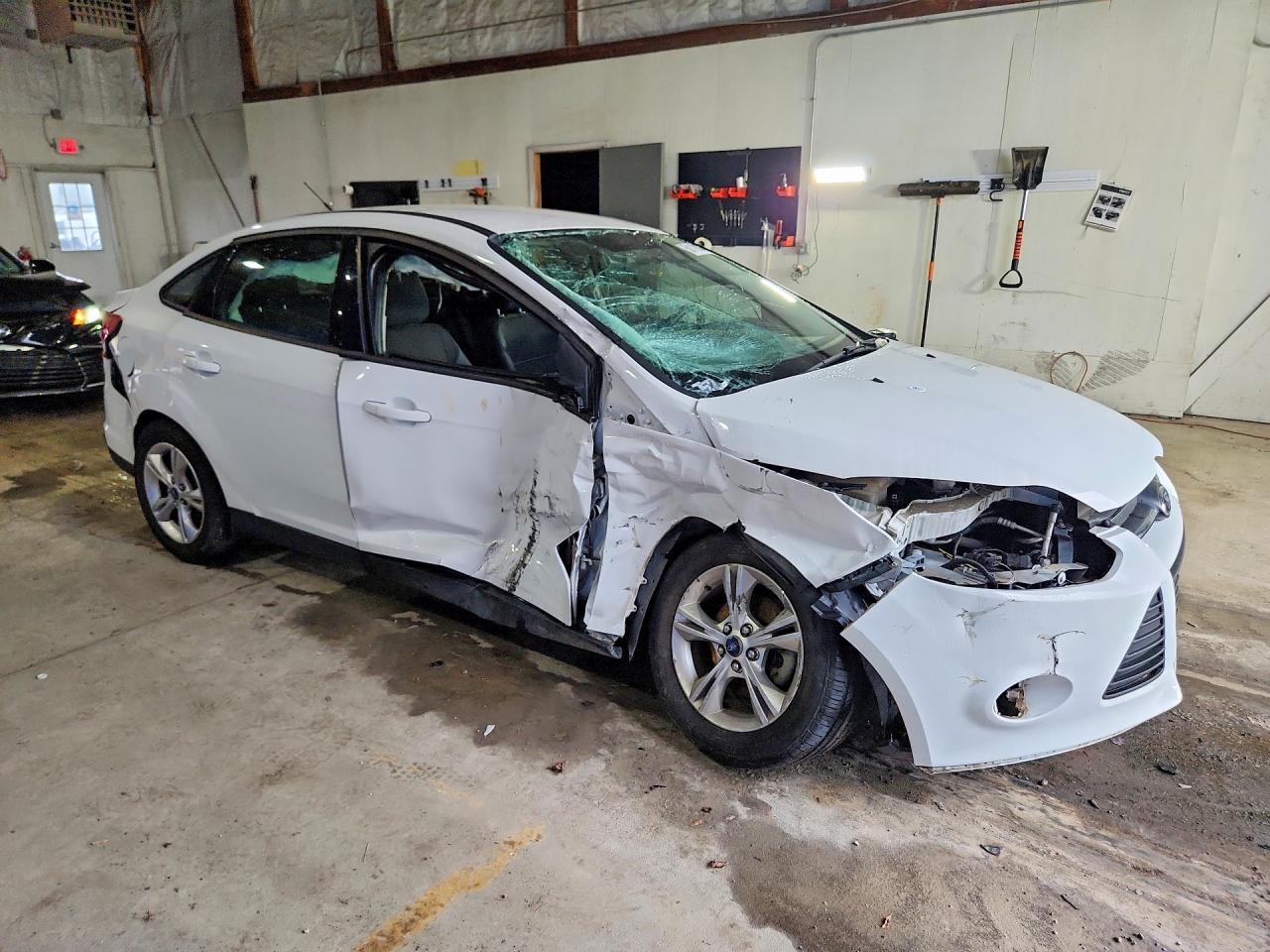2013 Ford Focus Se White vin: 1FADP3F20DL168786