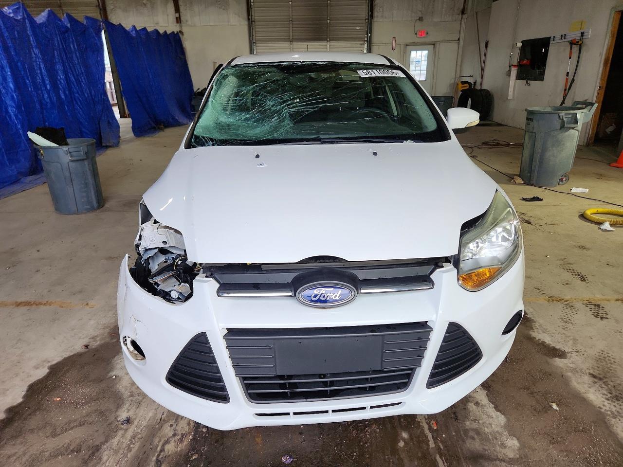 2013 Ford Focus Se White vin: 1FADP3F20DL168786