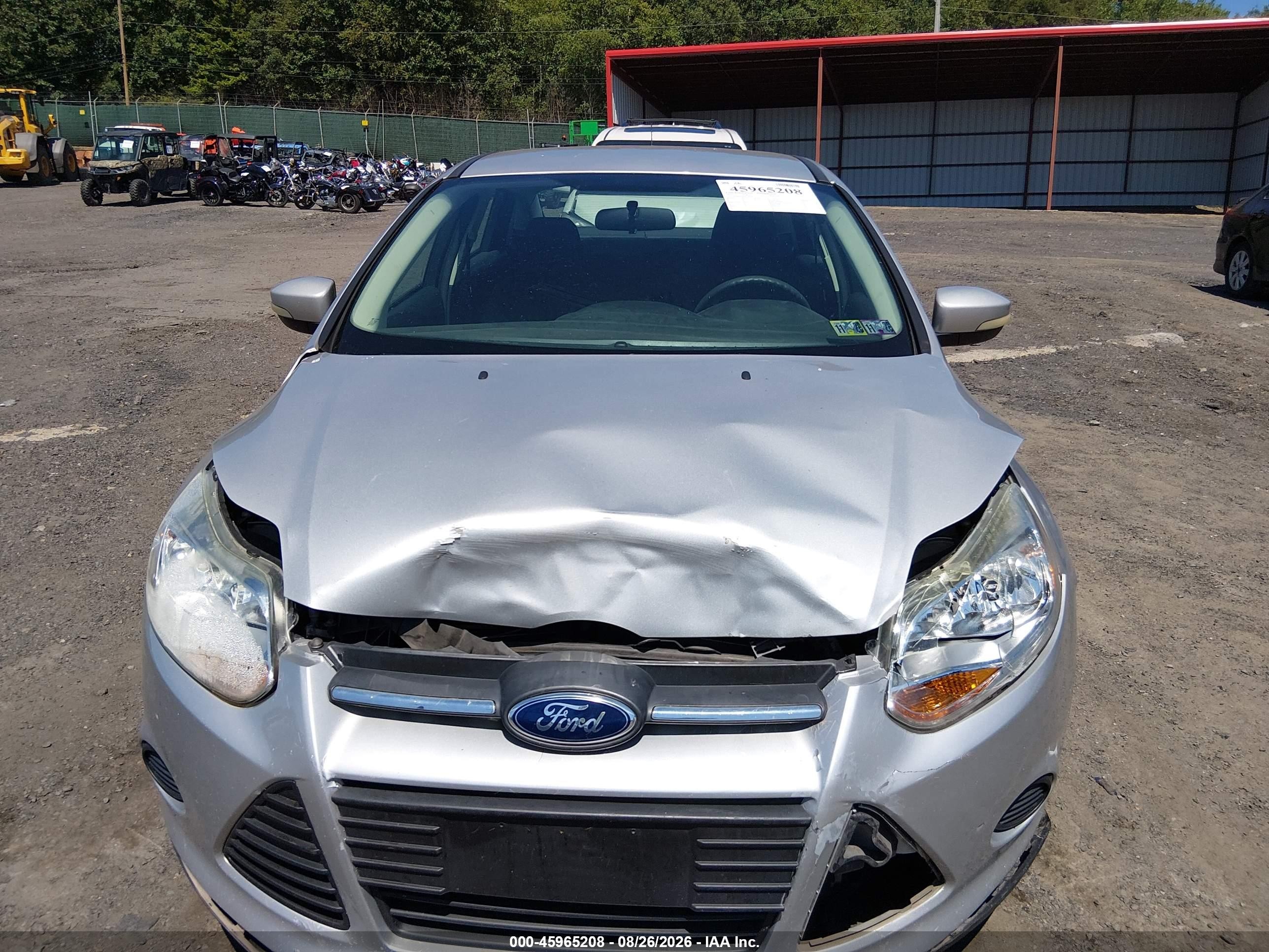 2013 Ford Focus Se Silver vin: 1FADP3F20DL186379