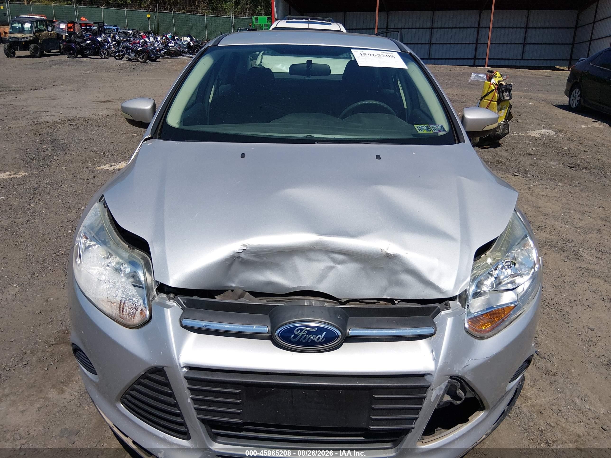 2013 Ford Focus Se Silver vin: 1FADP3F20DL186379